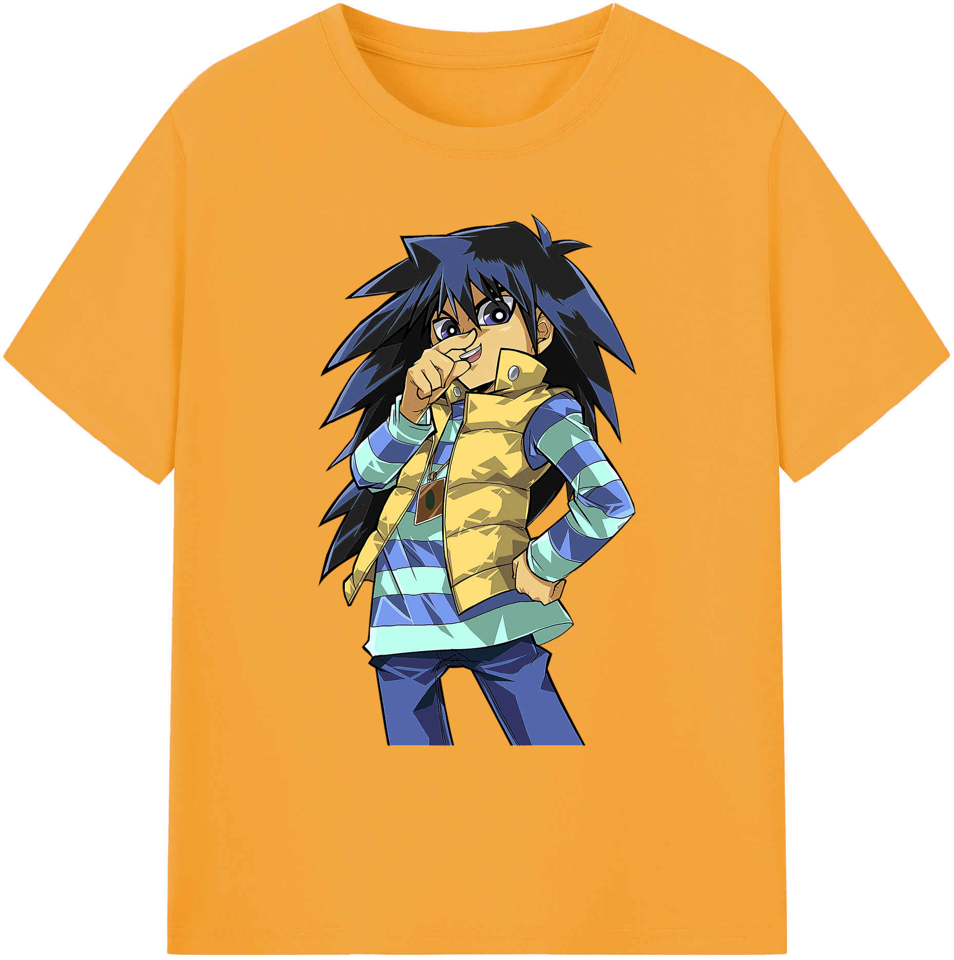 （画像用） 遊☆戯☆王 Yu-Gi-Oh! 綿100％ メンズ半袖Tシャツ｜肌触りやわらか＆通気性