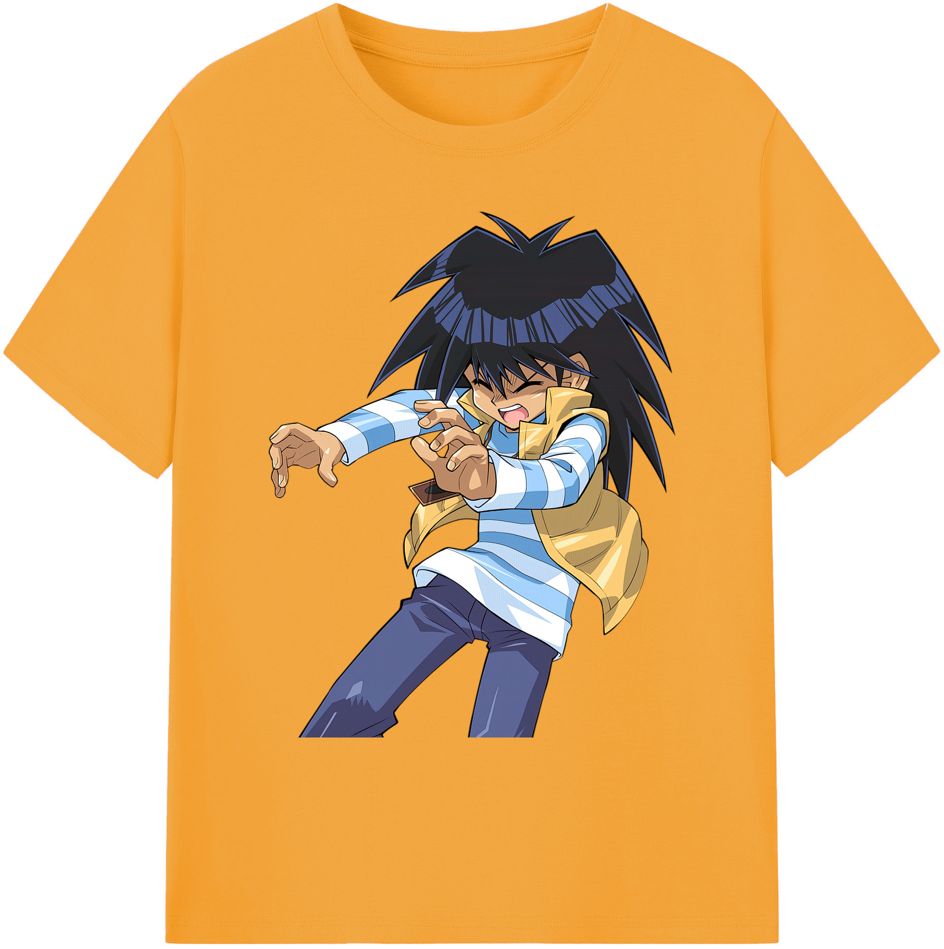 （画像用） 遊☆戯☆王 Yu-Gi-Oh! 綿100％ メンズ半袖Tシャツ｜肌触りやわらか＆通気性