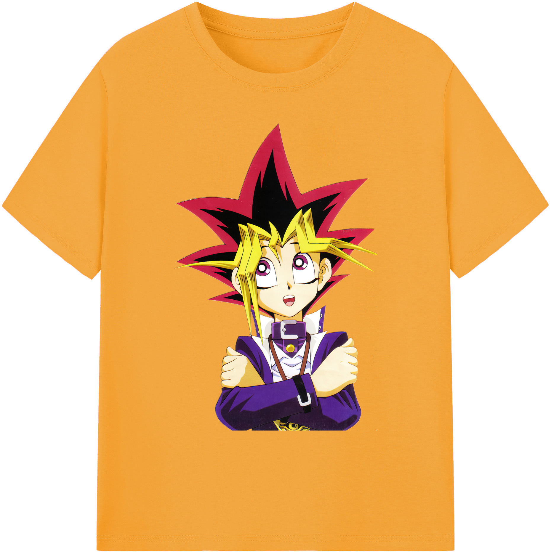 （画像用） 遊☆戯☆王 Yu-Gi-Oh! 綿100％ メンズ半袖Tシャツ｜肌触りやわらか＆通気性