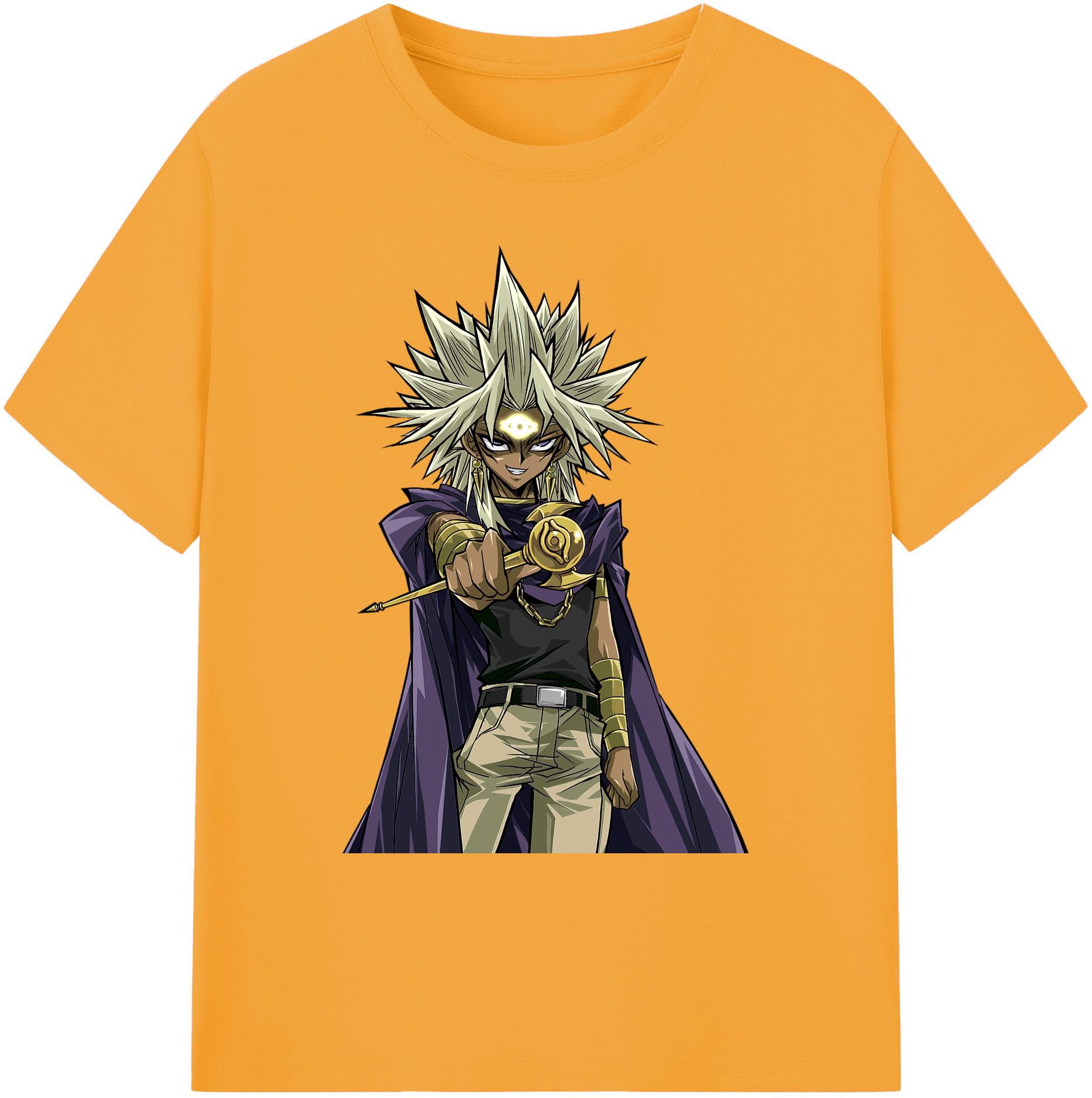（画像用） 遊☆戯☆王 Yu-Gi-Oh! 綿100％ メンズ半袖Tシャツ｜肌触りやわらか＆通気性