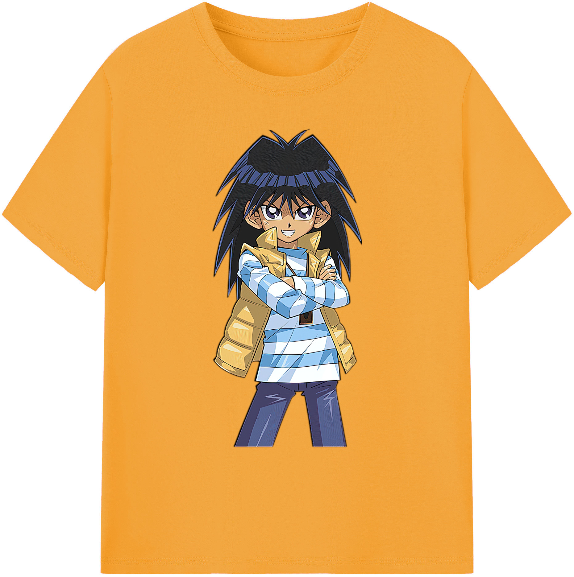 （画像用） 遊☆戯☆王 Yu-Gi-Oh! 綿100％ メンズ半袖Tシャツ｜肌触りやわらか＆通気性