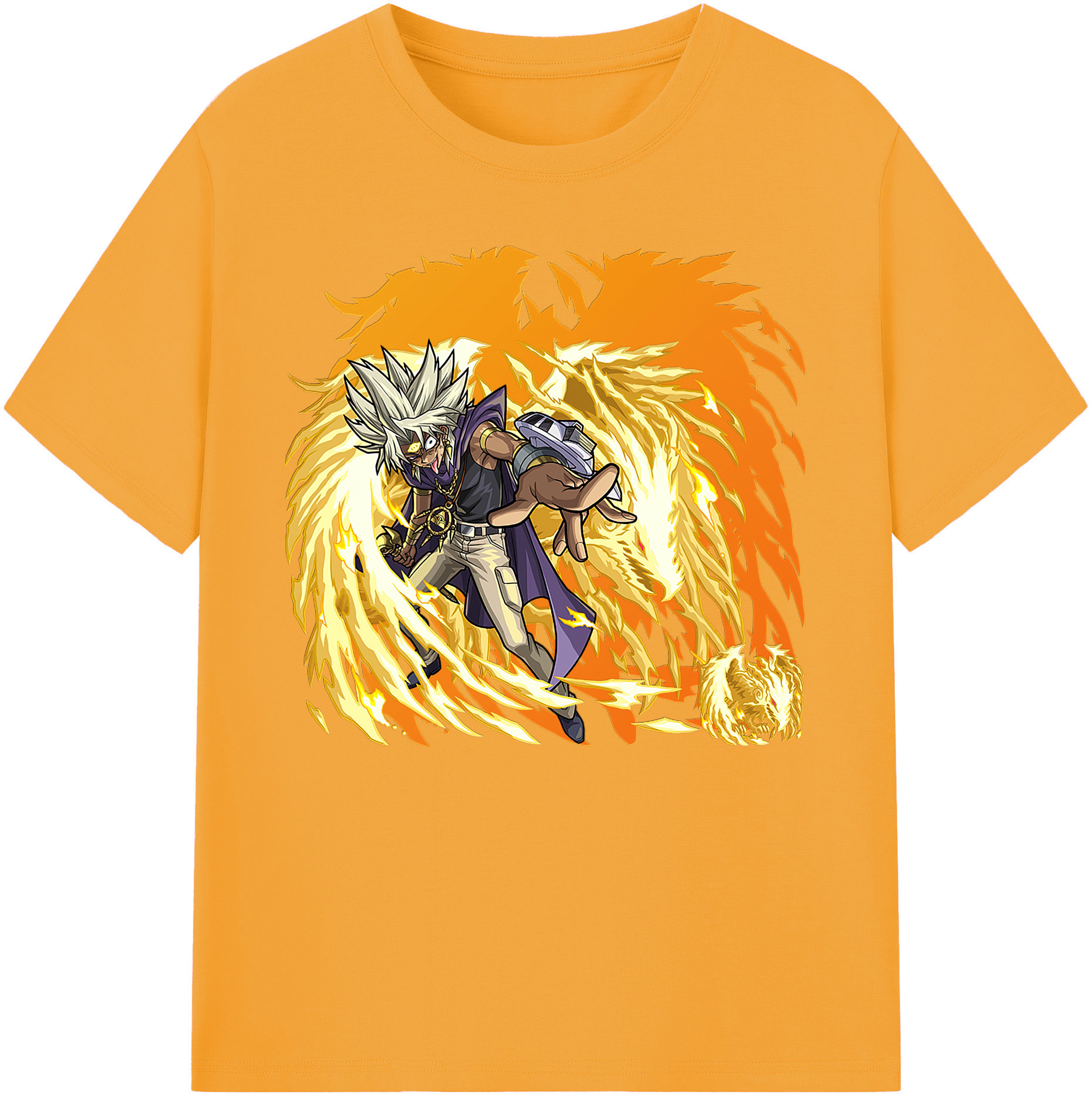 （画像用） 遊☆戯☆王 Yu-Gi-Oh! 綿100％ メンズ半袖Tシャツ｜肌触りやわらか＆通気性