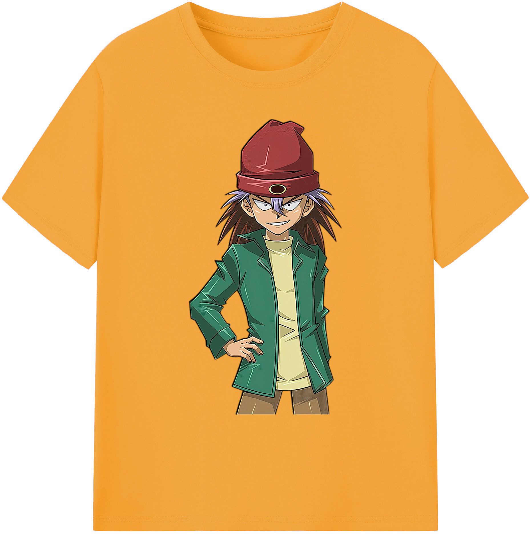（画像用） 遊☆戯☆王 Yu-Gi-Oh! 綿100％ メンズ半袖Tシャツ｜肌触りやわらか＆通気性