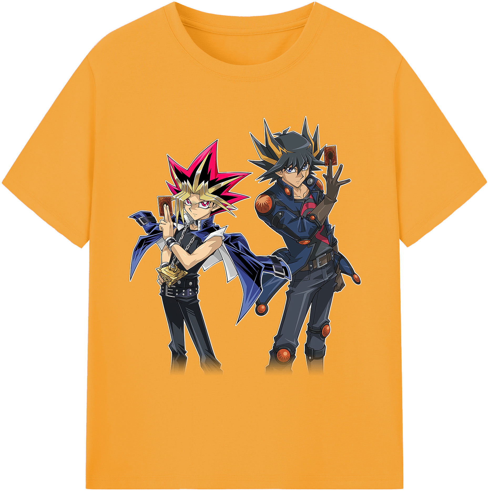 （画像用） 遊☆戯☆王 Yu-Gi-Oh! 綿100％ メンズ半袖Tシャツ｜肌触りやわらか＆通気性