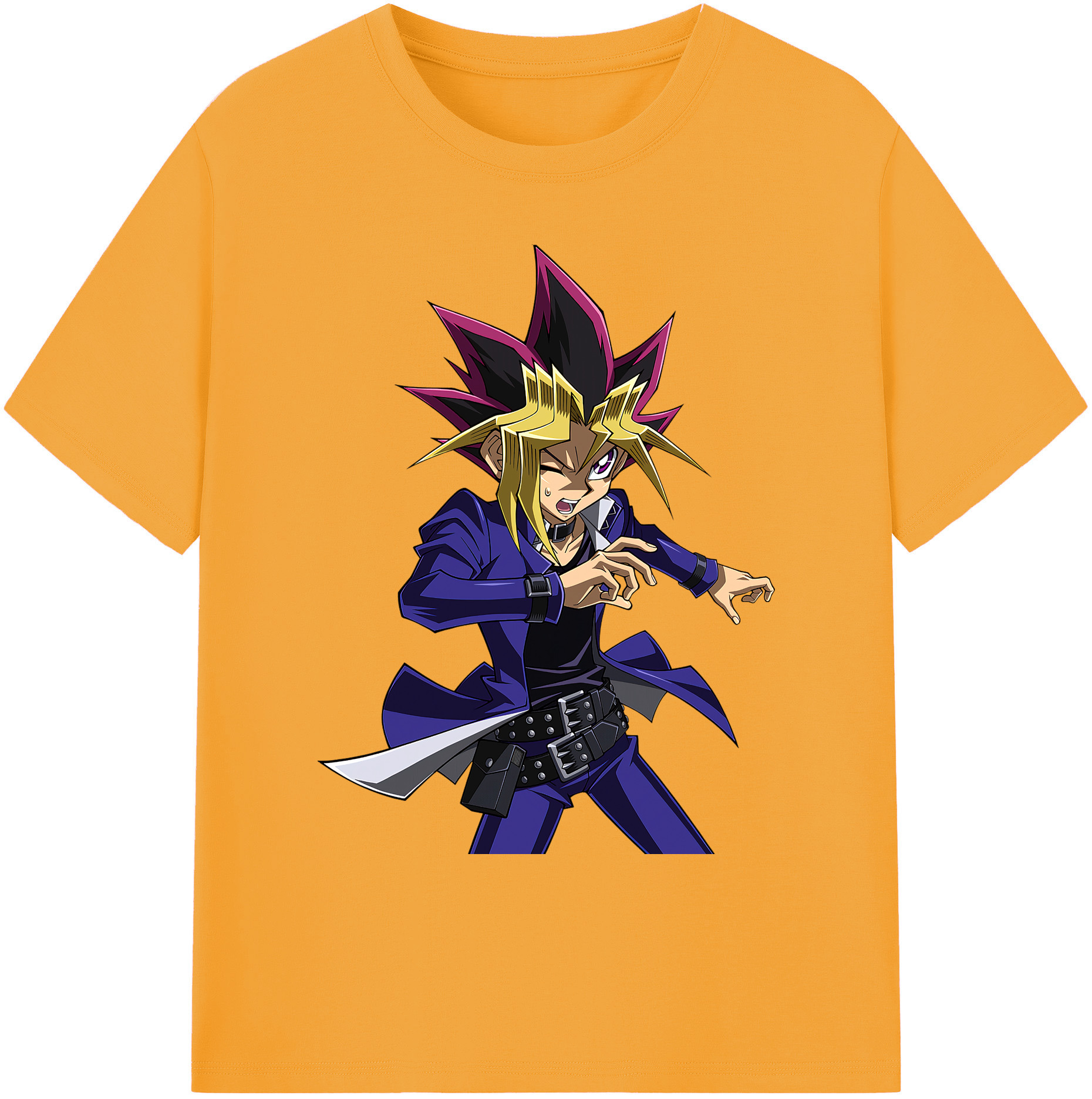 （画像用） 遊☆戯☆王 Yu-Gi-Oh! 綿100％ メンズ半袖Tシャツ｜肌触りやわらか＆通気性