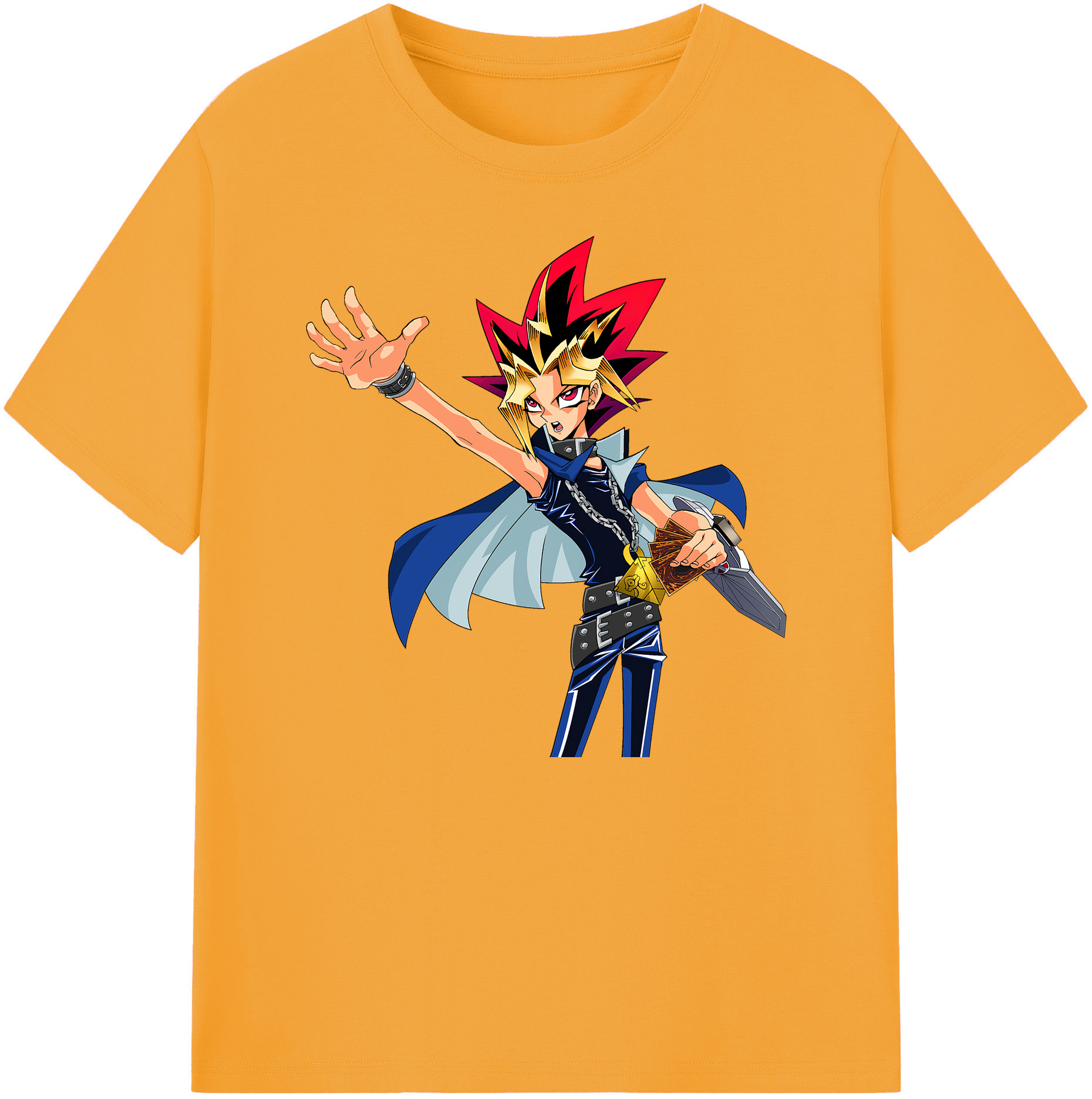 （画像用） 遊☆戯☆王 Yu-Gi-Oh! 綿100％ メンズ半袖Tシャツ｜肌触りやわらか＆通気性