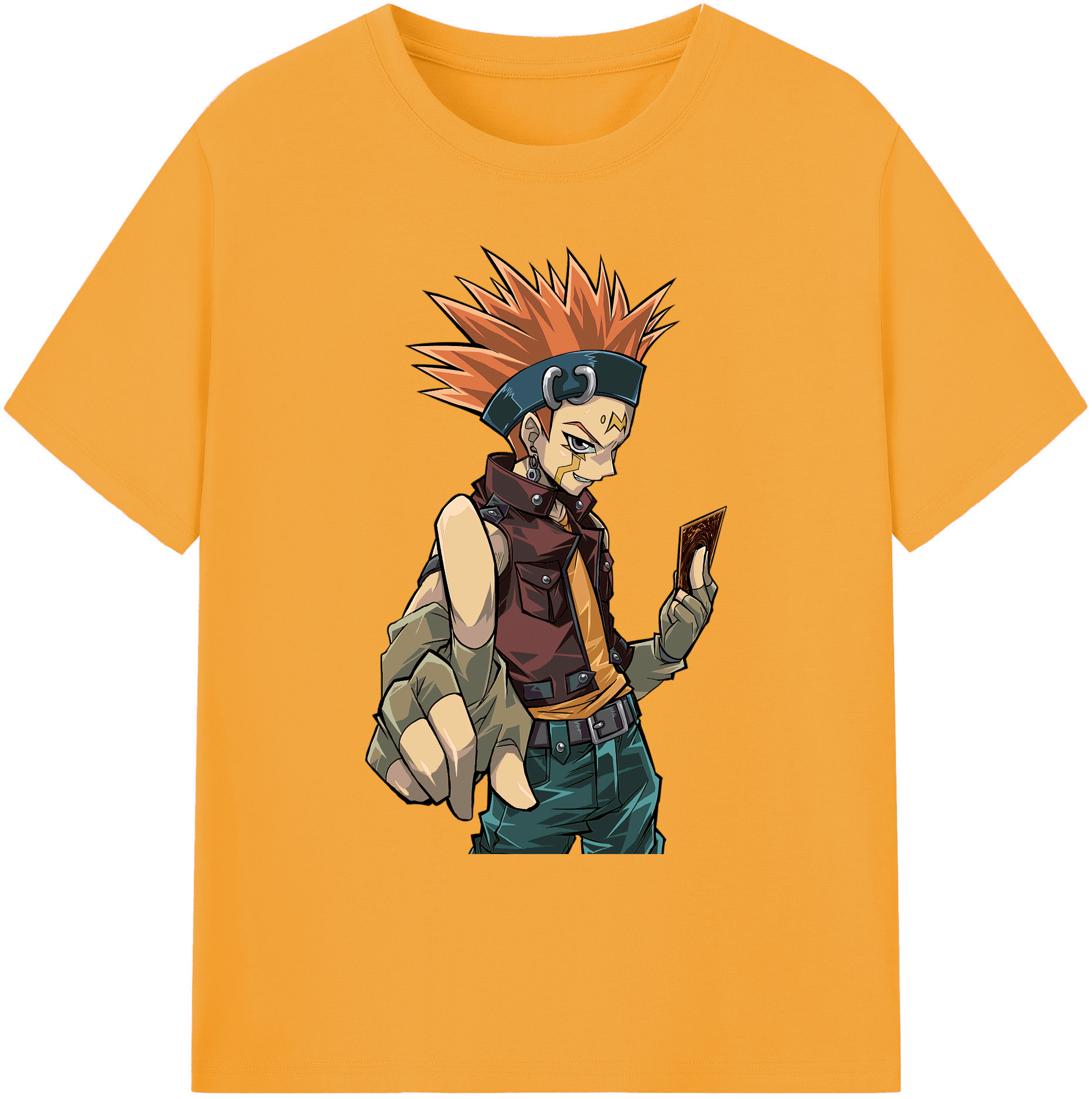（画像用） 遊☆戯☆王 Yu-Gi-Oh! 綿100％ メンズ半袖Tシャツ｜肌触りやわらか＆通気性