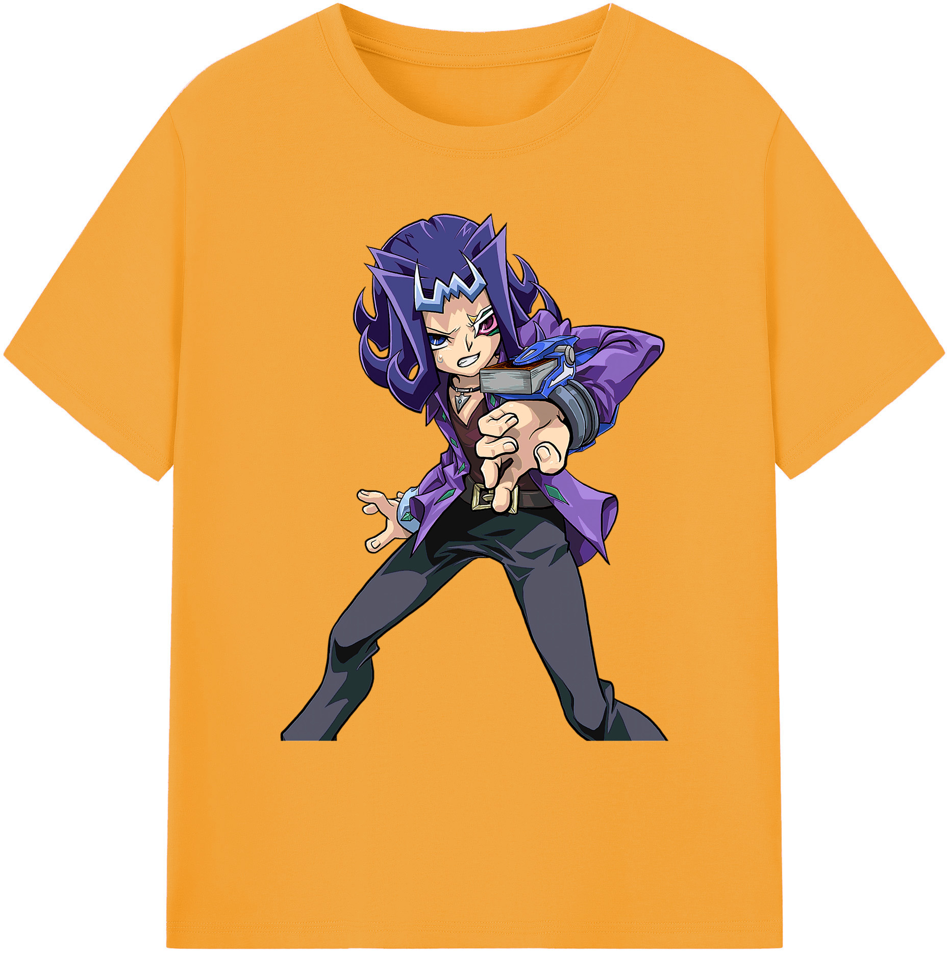 遊☆戯☆王 Yu-Gi-Oh! 綿100％ メンズ半袖Tシャツ｜肌触りやわらか＆通気性