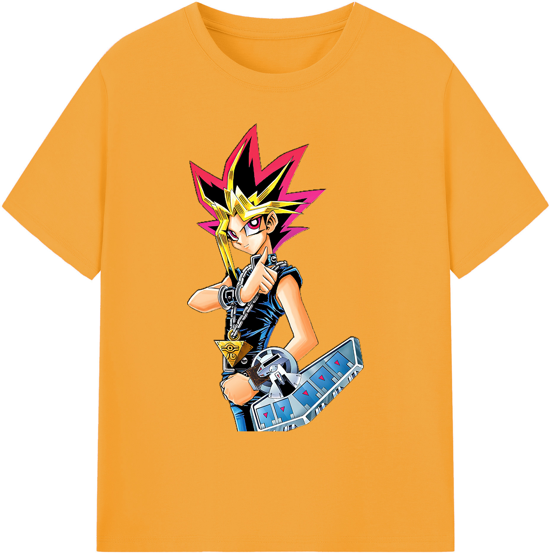 遊☆戯☆王 Yu-Gi-Oh! 綿100％ メンズ半袖Tシャツ｜肌触りやわらか＆通気性
