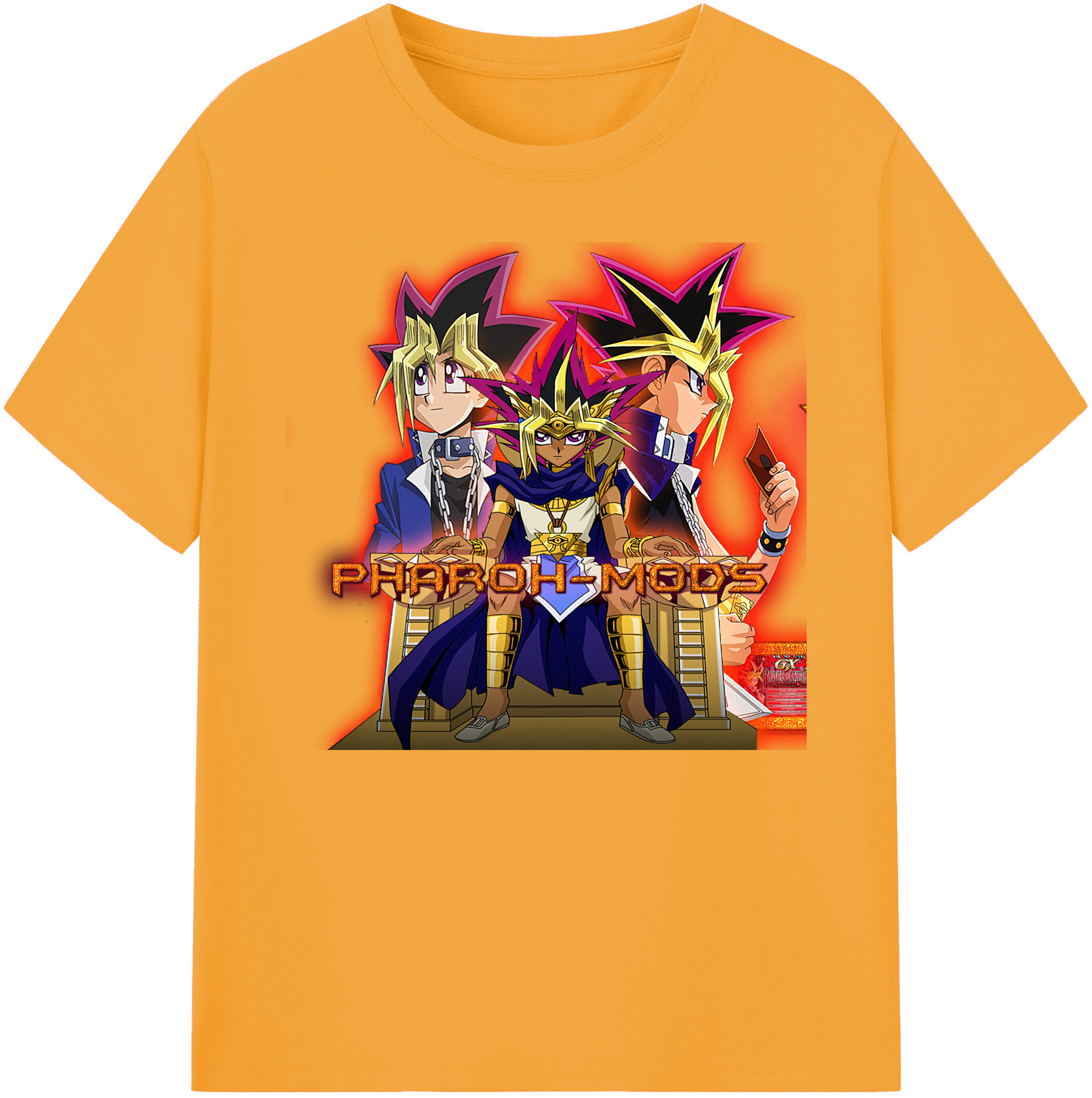遊☆戯☆王 Yu-Gi-Oh! 綿100％ メンズ半袖Tシャツ｜肌触りやわらか＆通気性