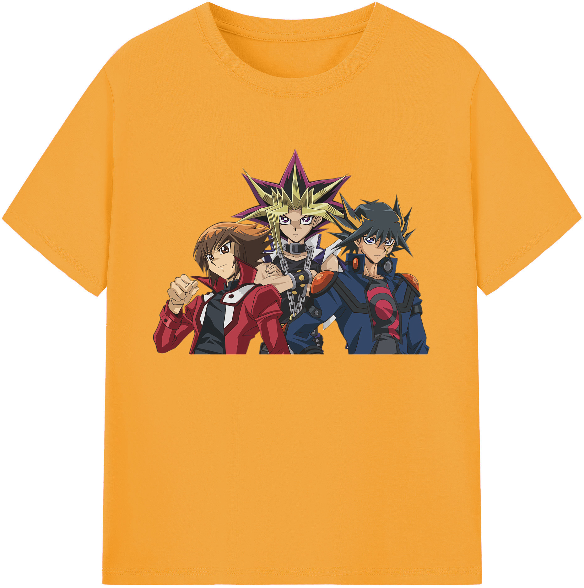 （画像用） 遊☆戯☆王 Yu-Gi-Oh! 綿100％ メンズ半袖Tシャツ｜肌触りやわらか＆通気性
