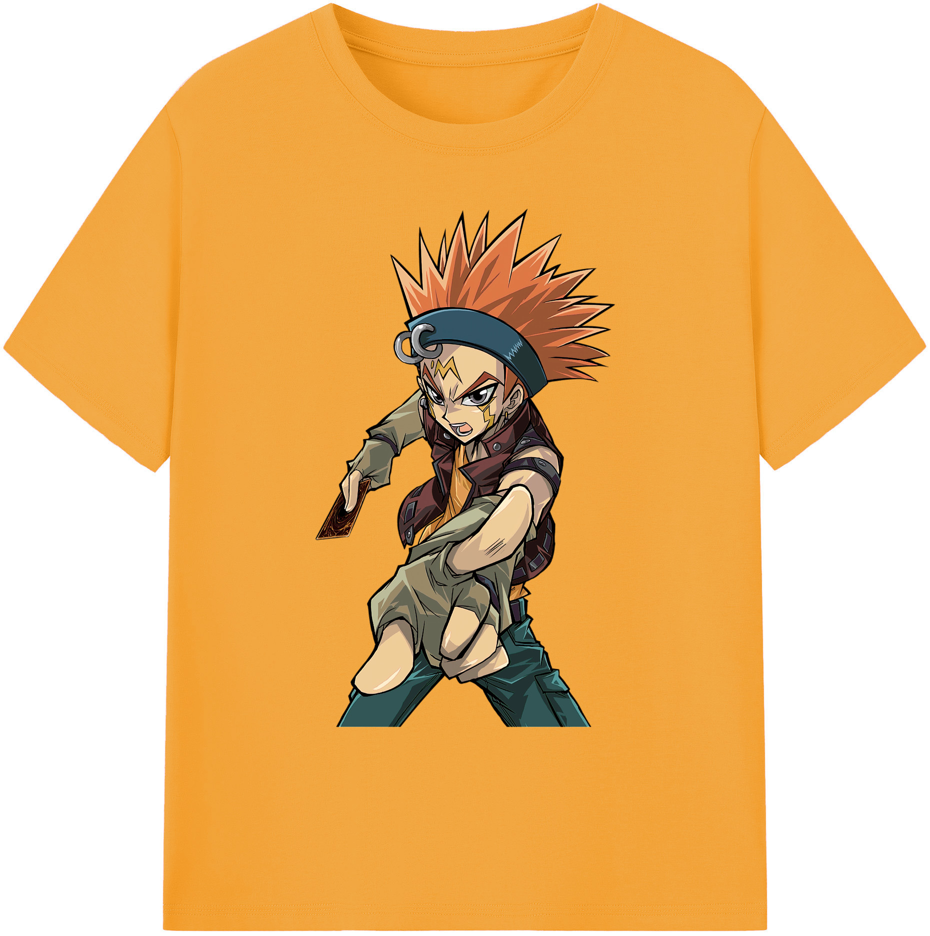 遊☆戯☆王 Yu-Gi-Oh! 綿100％ メンズ半袖Tシャツ｜肌触りやわらか＆通気性