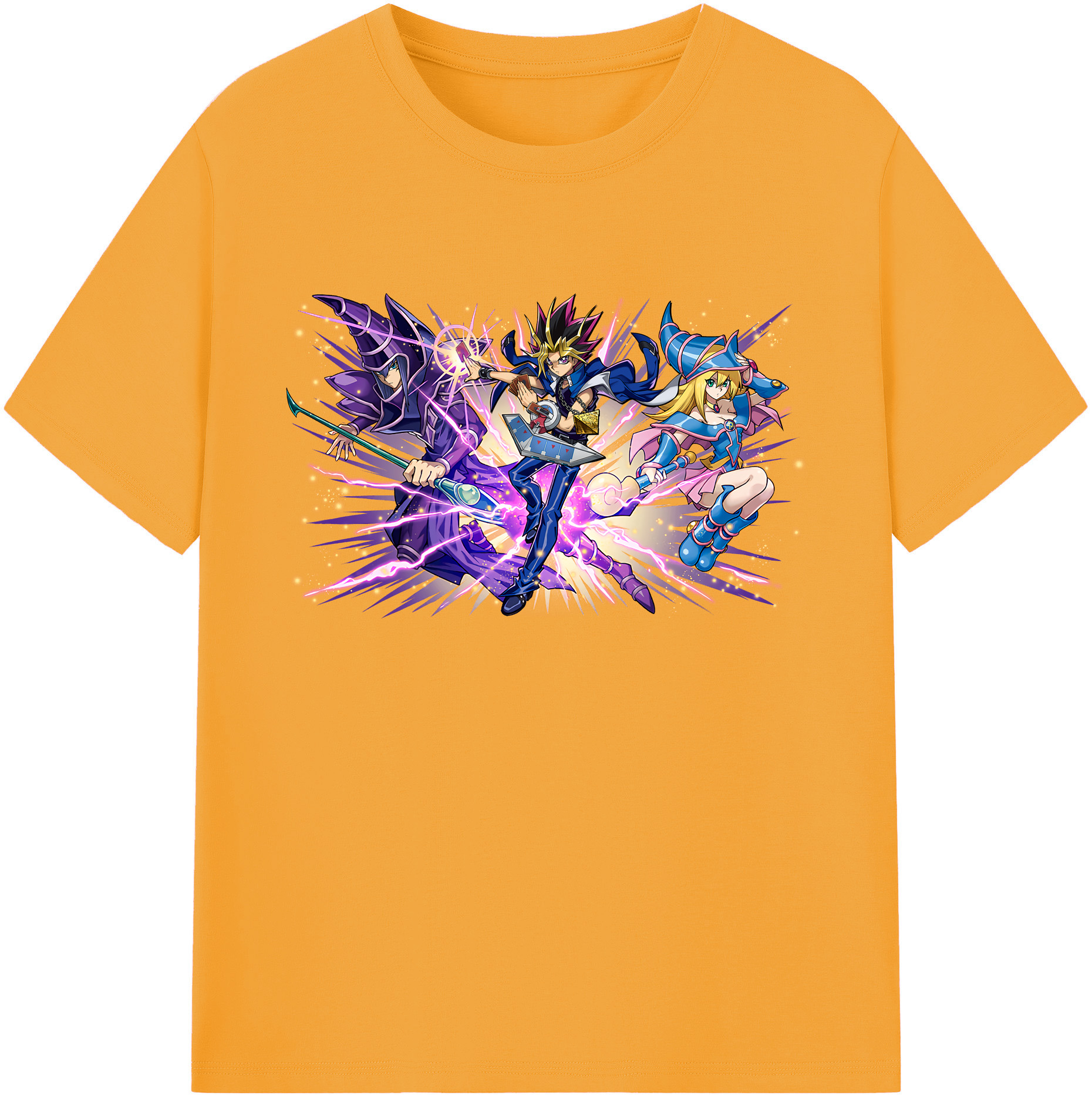 遊☆戯☆王 Yu-Gi-Oh! 綿100％ メンズ半袖Tシャツ｜肌触りやわらか＆通気性