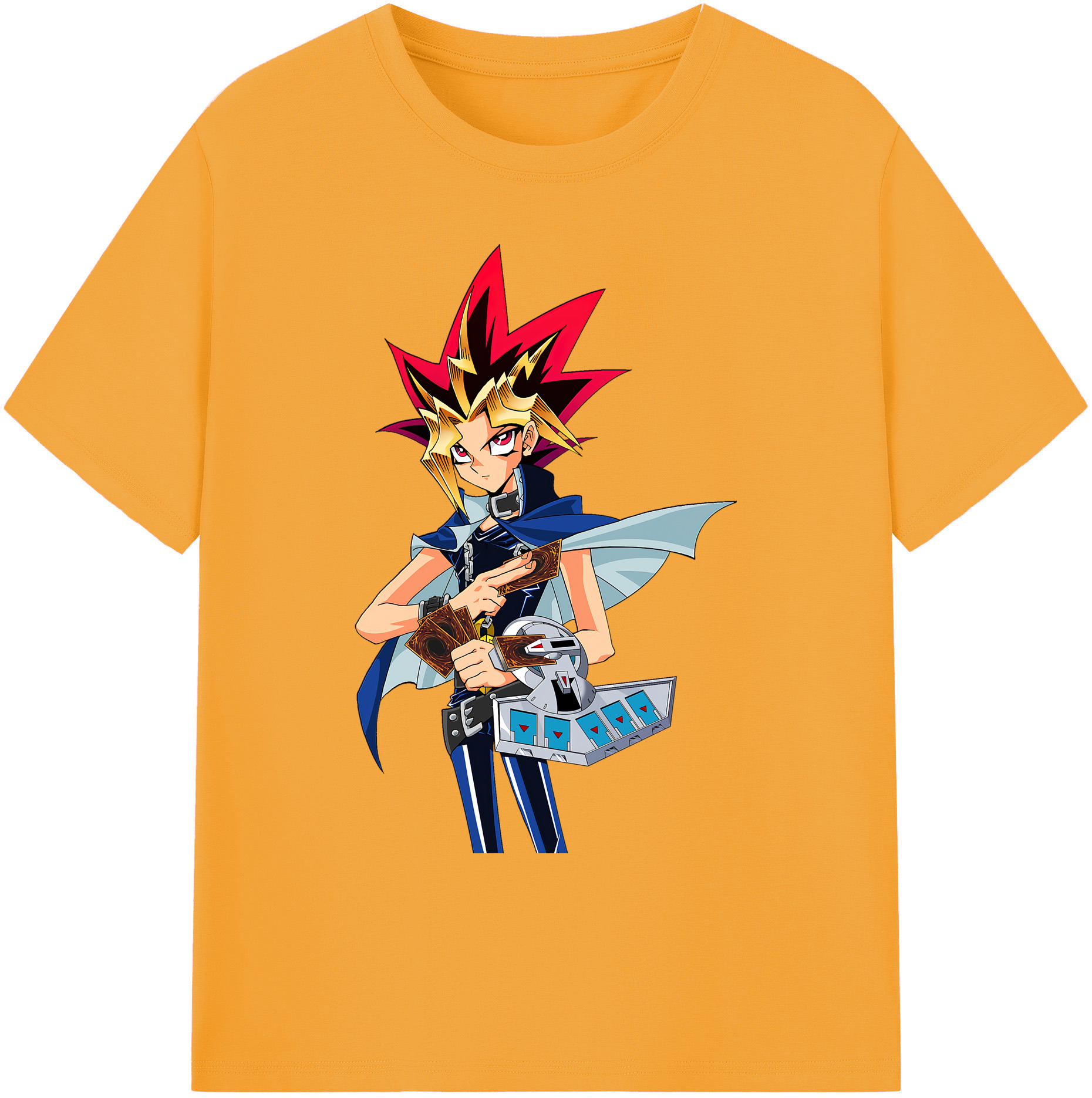 遊☆戯☆王 Yu-Gi-Oh! 綿100％ メンズ半袖Tシャツ｜肌触りやわらか＆通気性