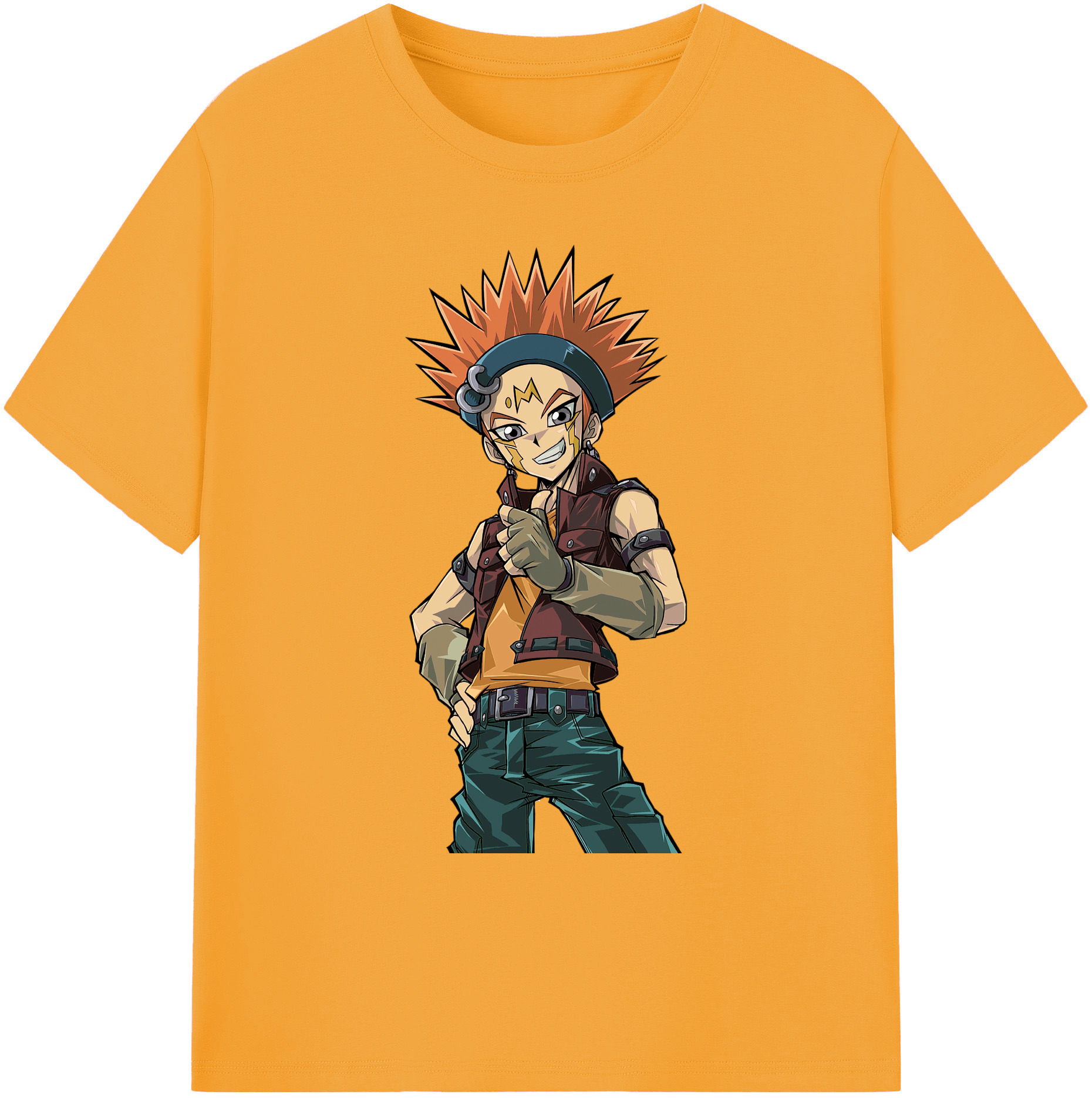 （画像用） 遊☆戯☆王 Yu-Gi-Oh! 綿100％ メンズ半袖Tシャツ｜肌触りやわらか＆通気性