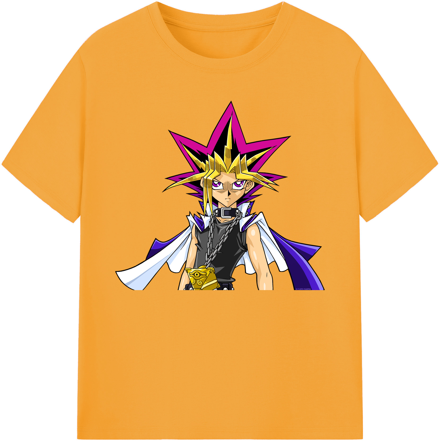 （画像用） 遊☆戯☆王 Yu-Gi-Oh! 綿100％ メンズ半袖Tシャツ｜肌触りやわらか＆通気性