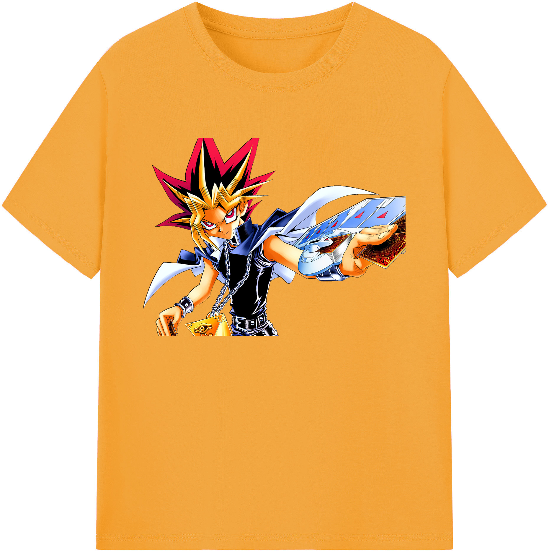 （画像用） 遊☆戯☆王 Yu-Gi-Oh! 綿100％ メンズ半袖Tシャツ｜肌触りやわらか＆通気性