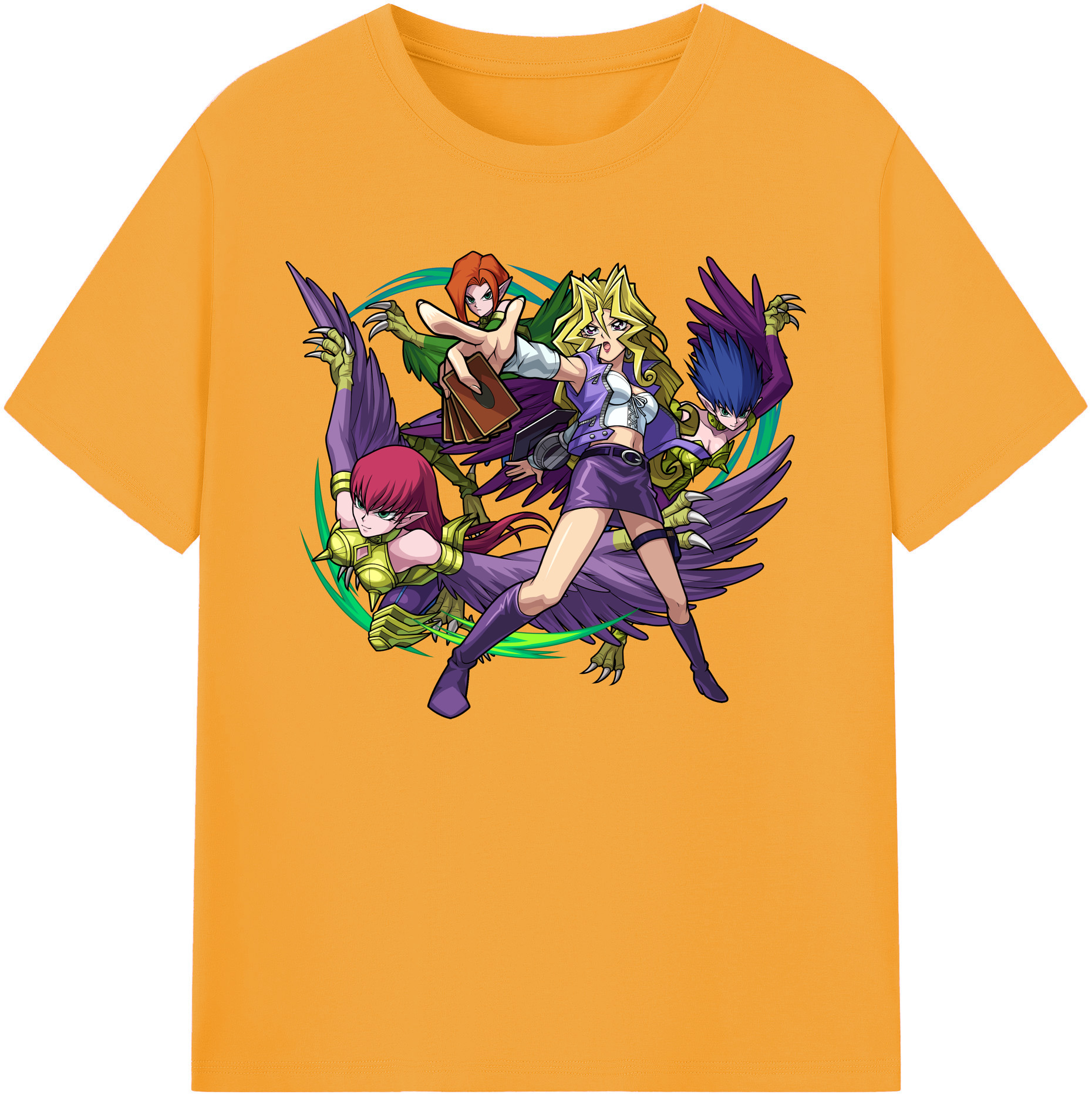 （画像用） 遊☆戯☆王 Yu-Gi-Oh! 綿100％ メンズ半袖Tシャツ｜肌触りやわらか＆通気性