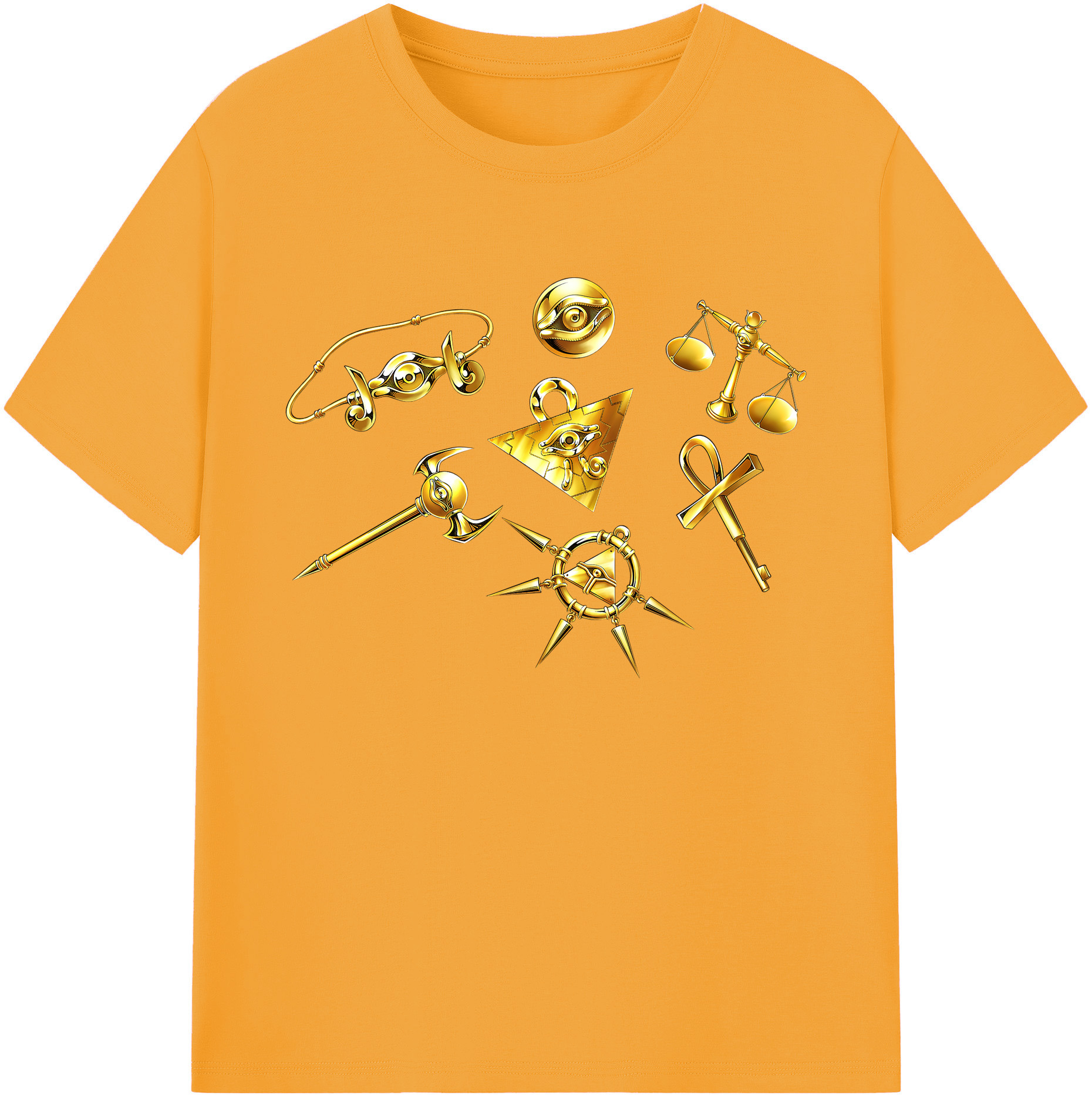 （画像用） 遊☆戯☆王 Yu-Gi-Oh! 綿100％ メンズ半袖Tシャツ｜肌触りやわらか＆通気性