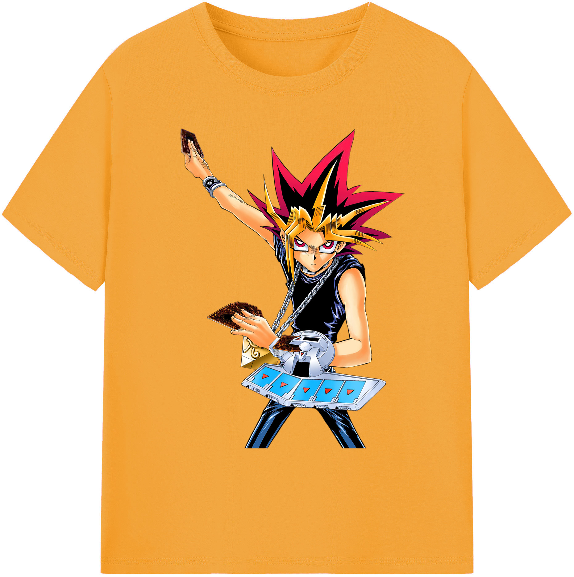 （画像用） 遊☆戯☆王 Yu-Gi-Oh! 綿100％ メンズ半袖Tシャツ｜肌触りやわらか＆通気性