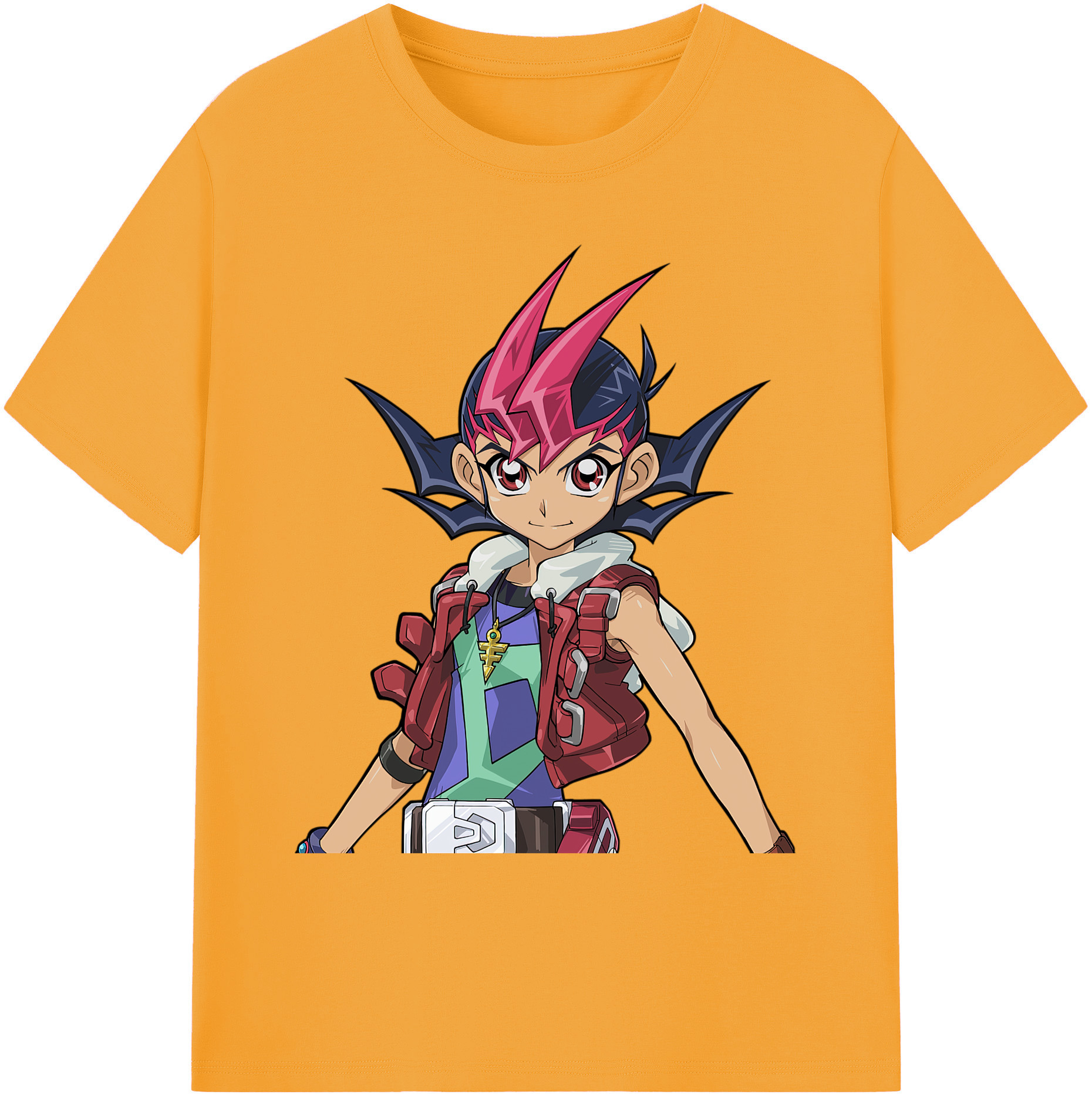 （画像用） 遊☆戯☆王 Yu-Gi-Oh! 綿100％ メンズ半袖Tシャツ｜肌触りやわらか＆通気性