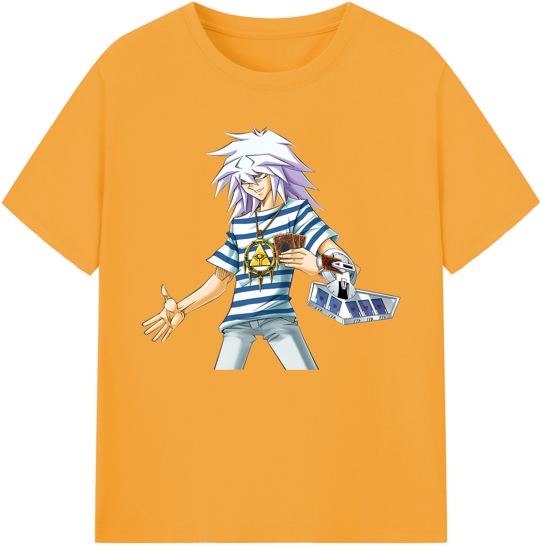 （画像用） 遊☆戯☆王 Yu-Gi-Oh! 綿100％ メンズ半袖Tシャツ｜肌触りやわらか＆通気性