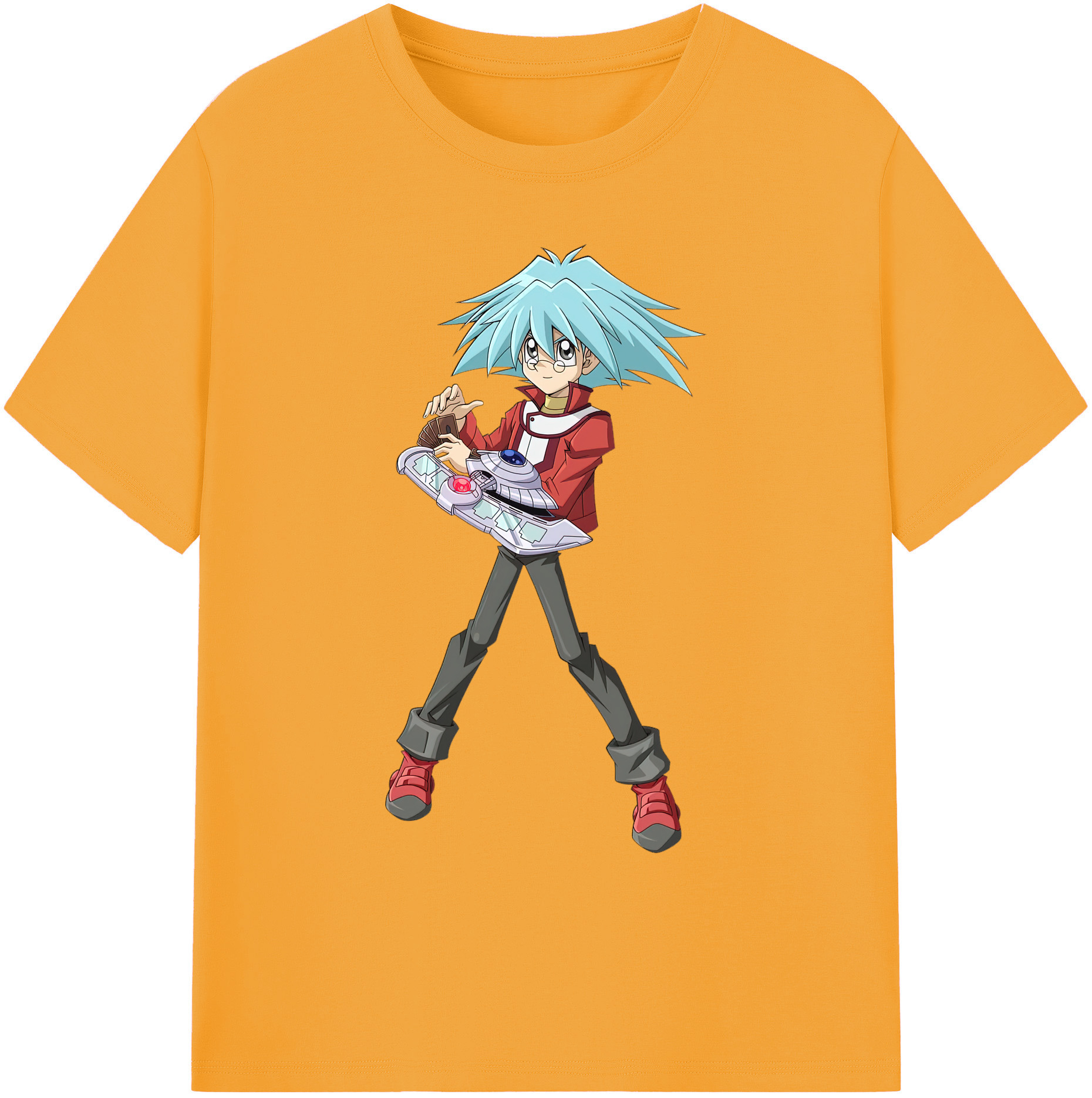 （画像用） 遊☆戯☆王 Yu-Gi-Oh! 綿100％ メンズ半袖Tシャツ｜肌触りやわらか＆通気性
