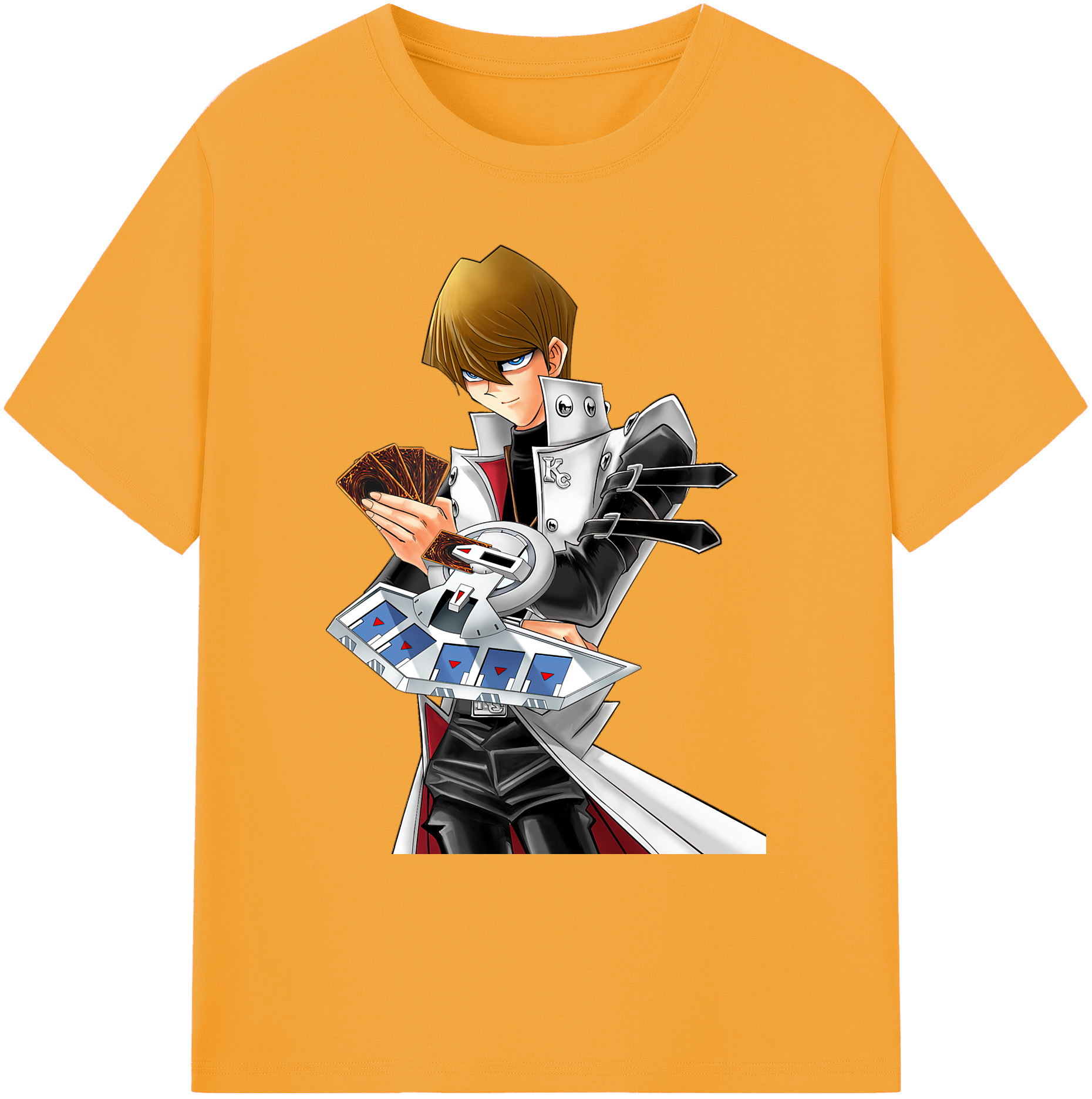 （画像用） 遊☆戯☆王 Yu-Gi-Oh! 綿100％ メンズ半袖Tシャツ｜肌触りやわらか＆通気性