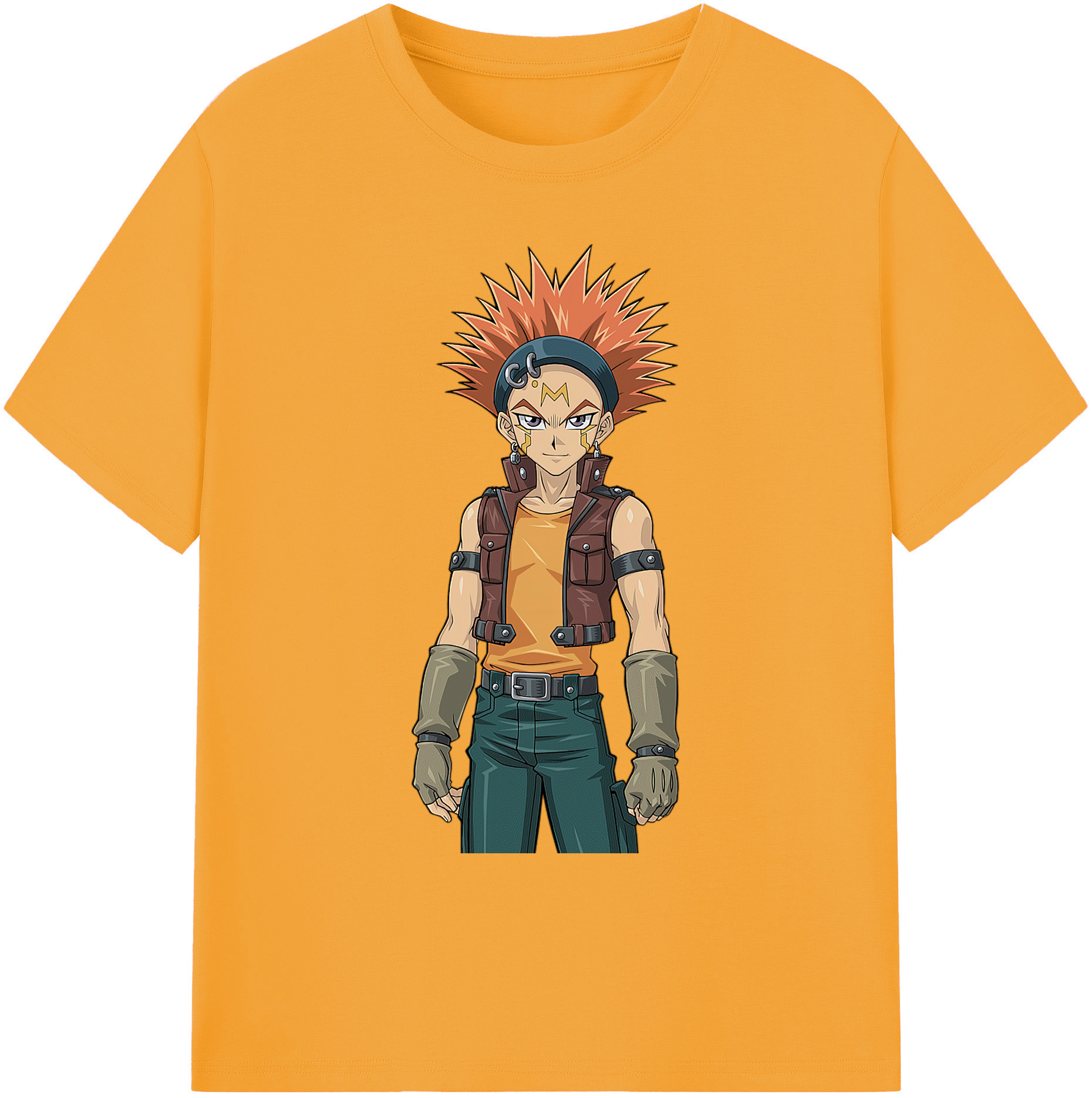 （画像用） 遊☆戯☆王 Yu-Gi-Oh! 綿100％ メンズ半袖Tシャツ｜肌触りやわらか＆通気性