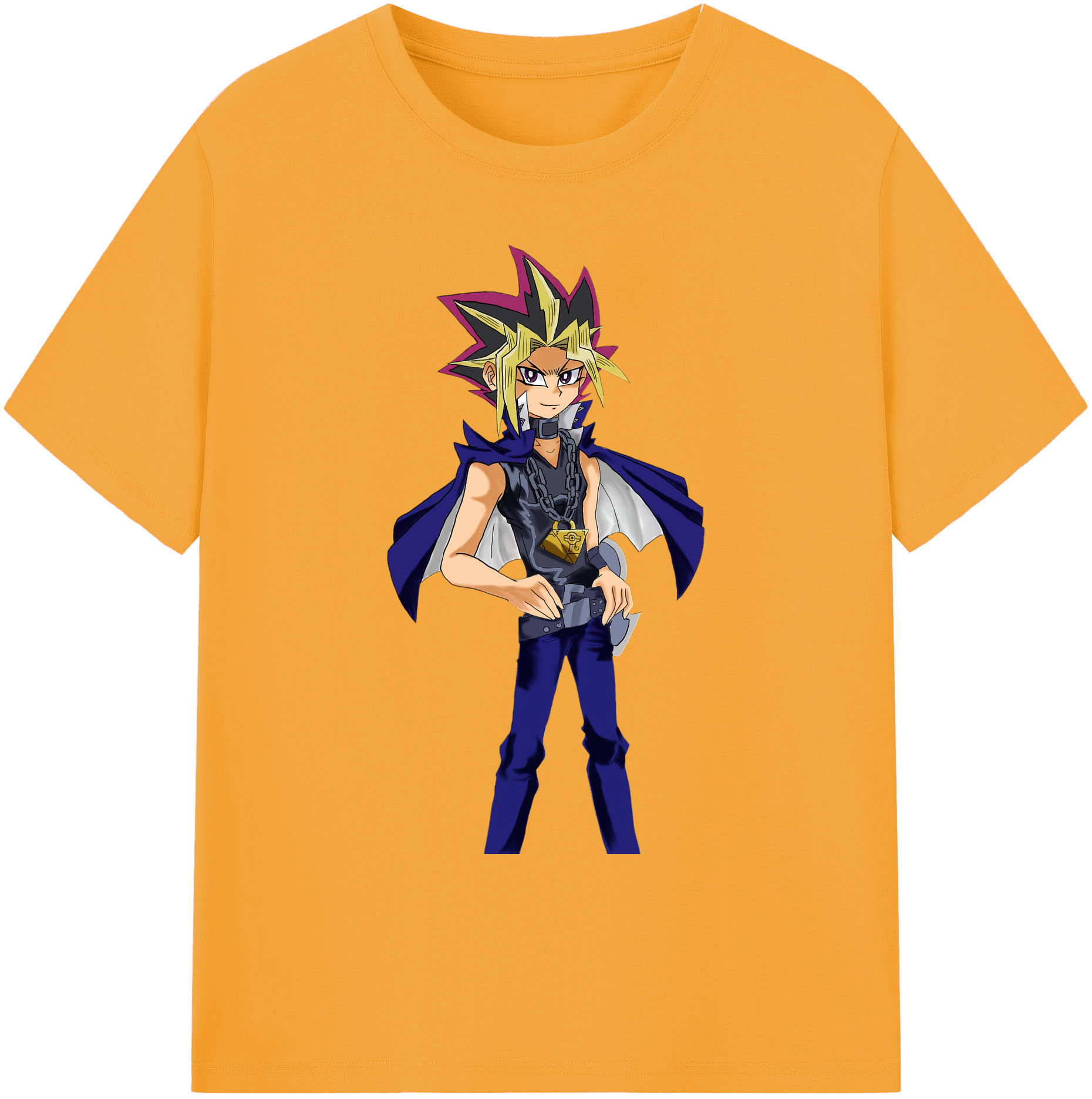 （画像用） 遊☆戯☆王 Yu-Gi-Oh! 綿100％ メンズ半袖Tシャツ｜肌触りやわらか＆通気性