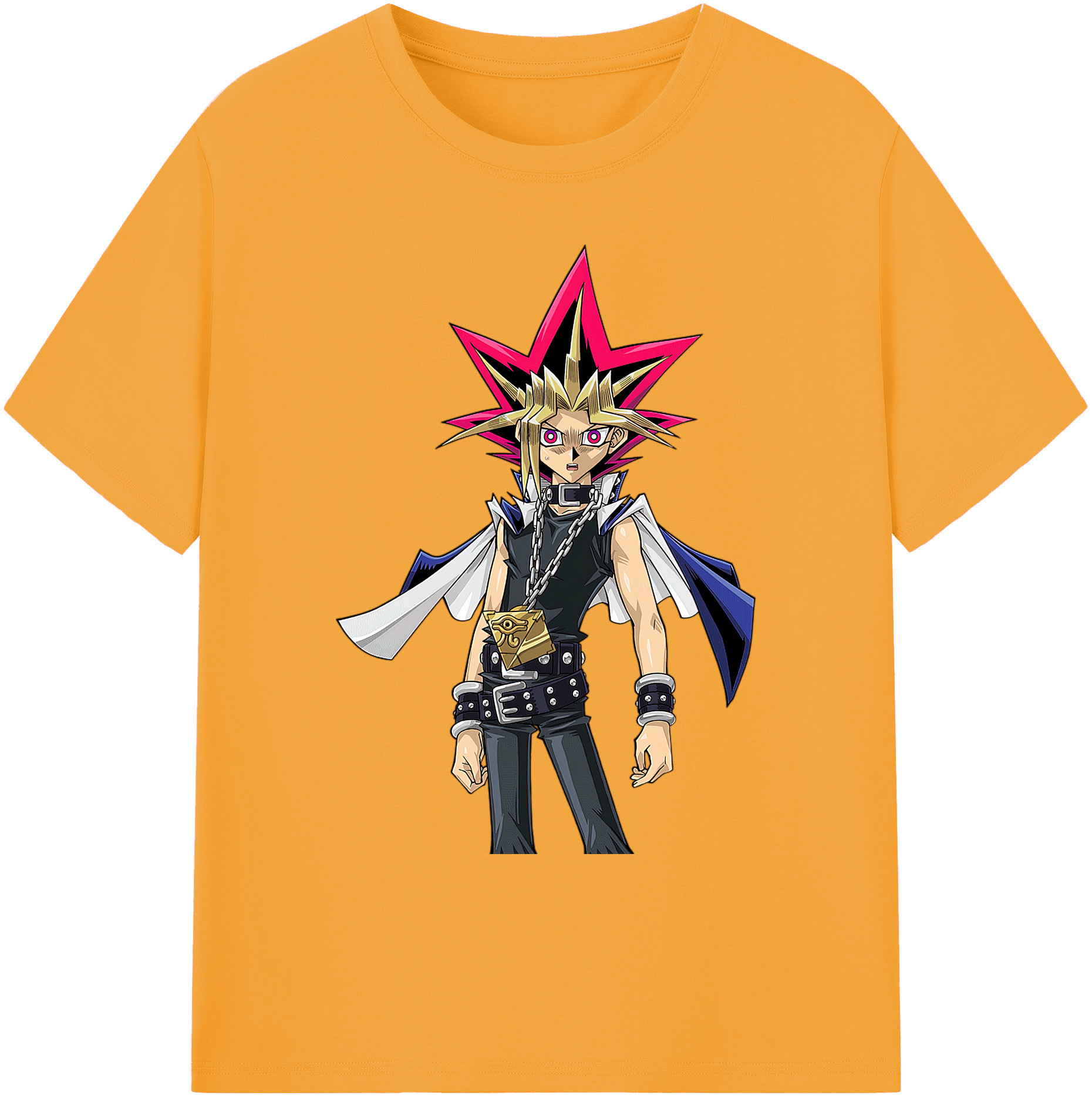 （画像用） 遊☆戯☆王 Yu-Gi-Oh! 綿100％ メンズ半袖Tシャツ｜肌触りやわらか＆通気性