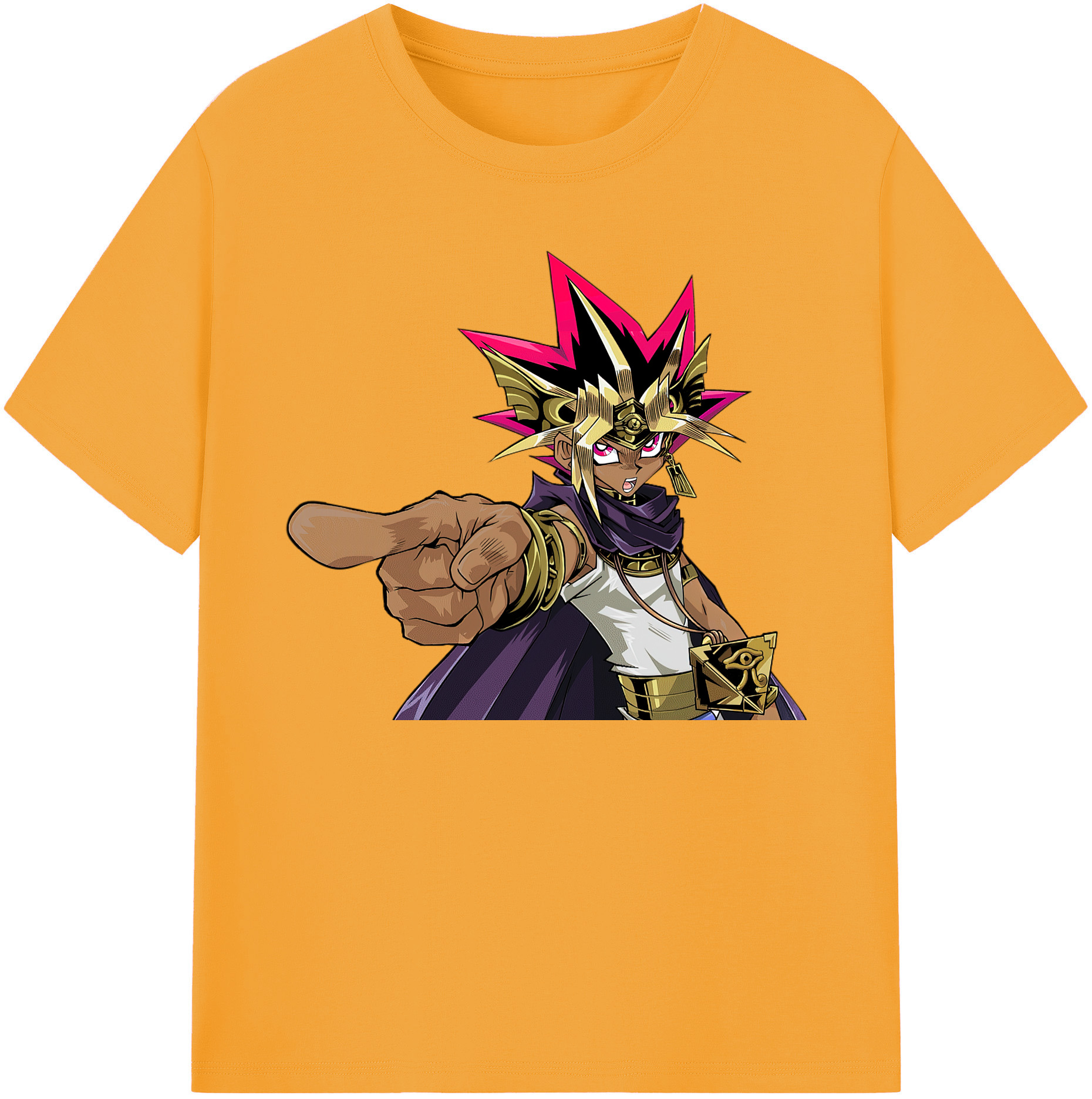 （画像用） 遊☆戯☆王 Yu-Gi-Oh! 綿100％ メンズ半袖Tシャツ｜肌触りやわらか＆通気性