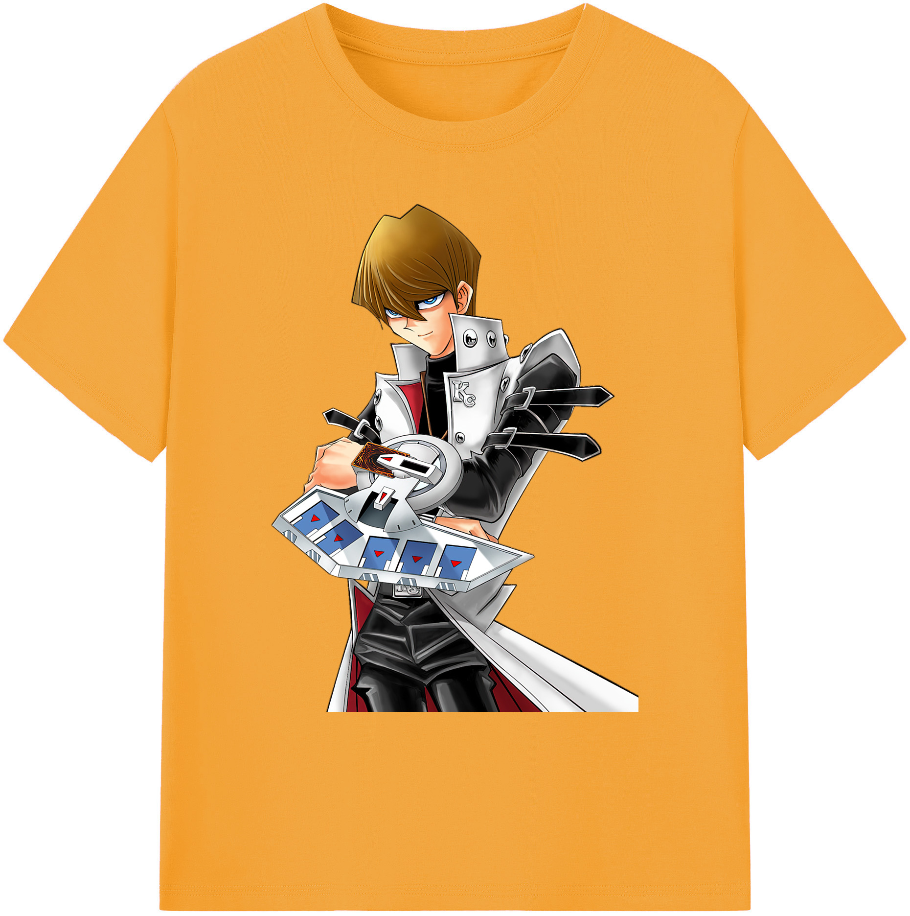 （画像用） 遊☆戯☆王 Yu-Gi-Oh! 綿100％ メンズ半袖Tシャツ｜肌触りやわらか＆通気性