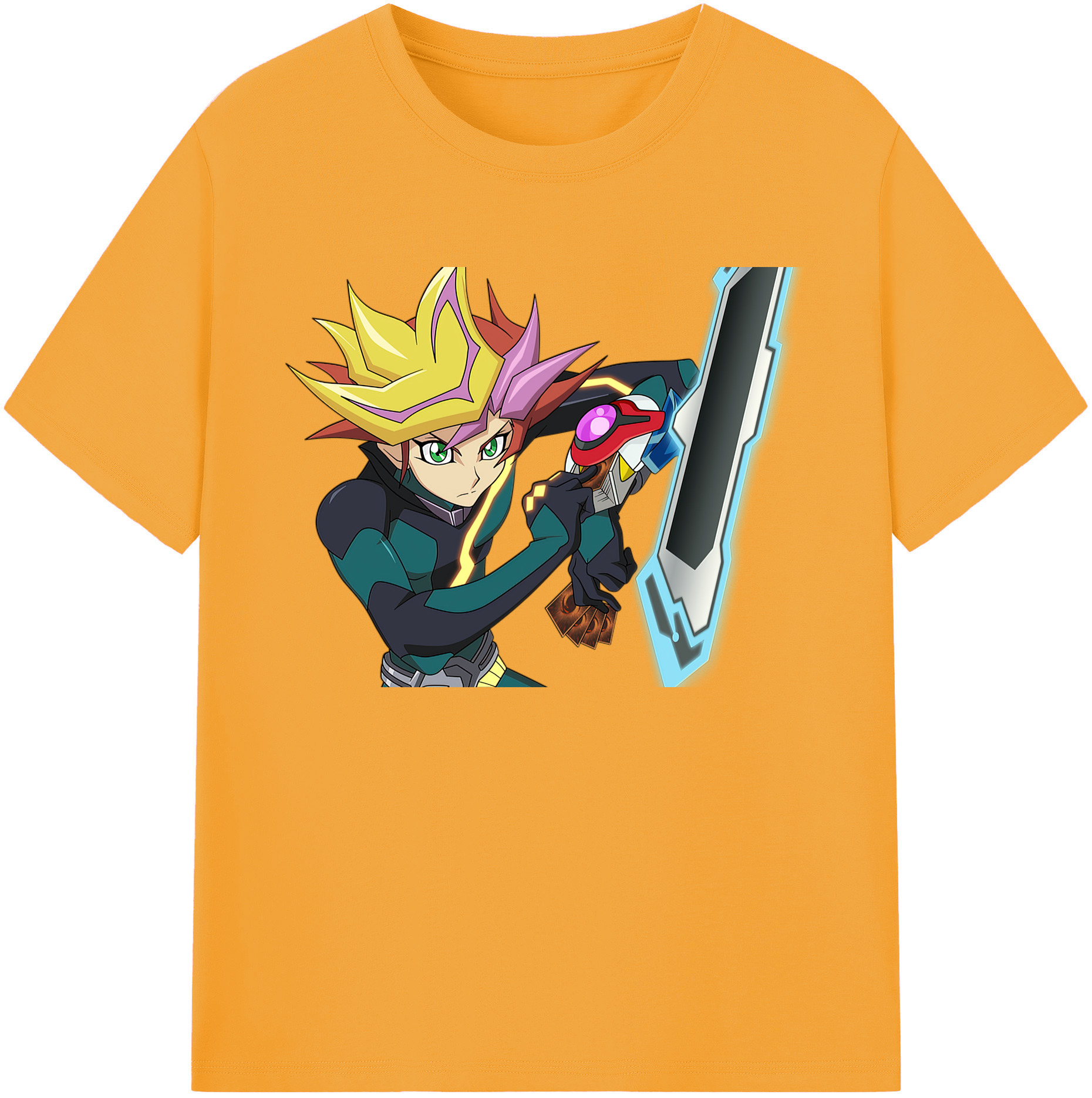 （画像用） 遊☆戯☆王 Yu-Gi-Oh! 綿100％ メンズ半袖Tシャツ｜肌触りやわらか＆通気性