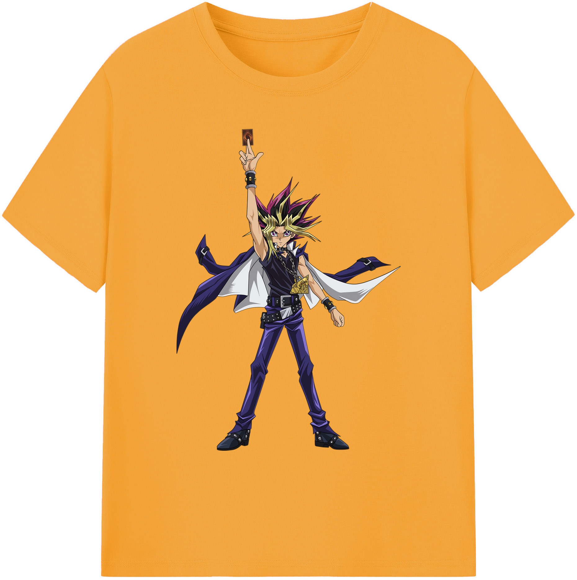 （画像用） 遊☆戯☆王 Yu-Gi-Oh! 綿100％ メンズ半袖Tシャツ｜肌触りやわらか＆通気性
