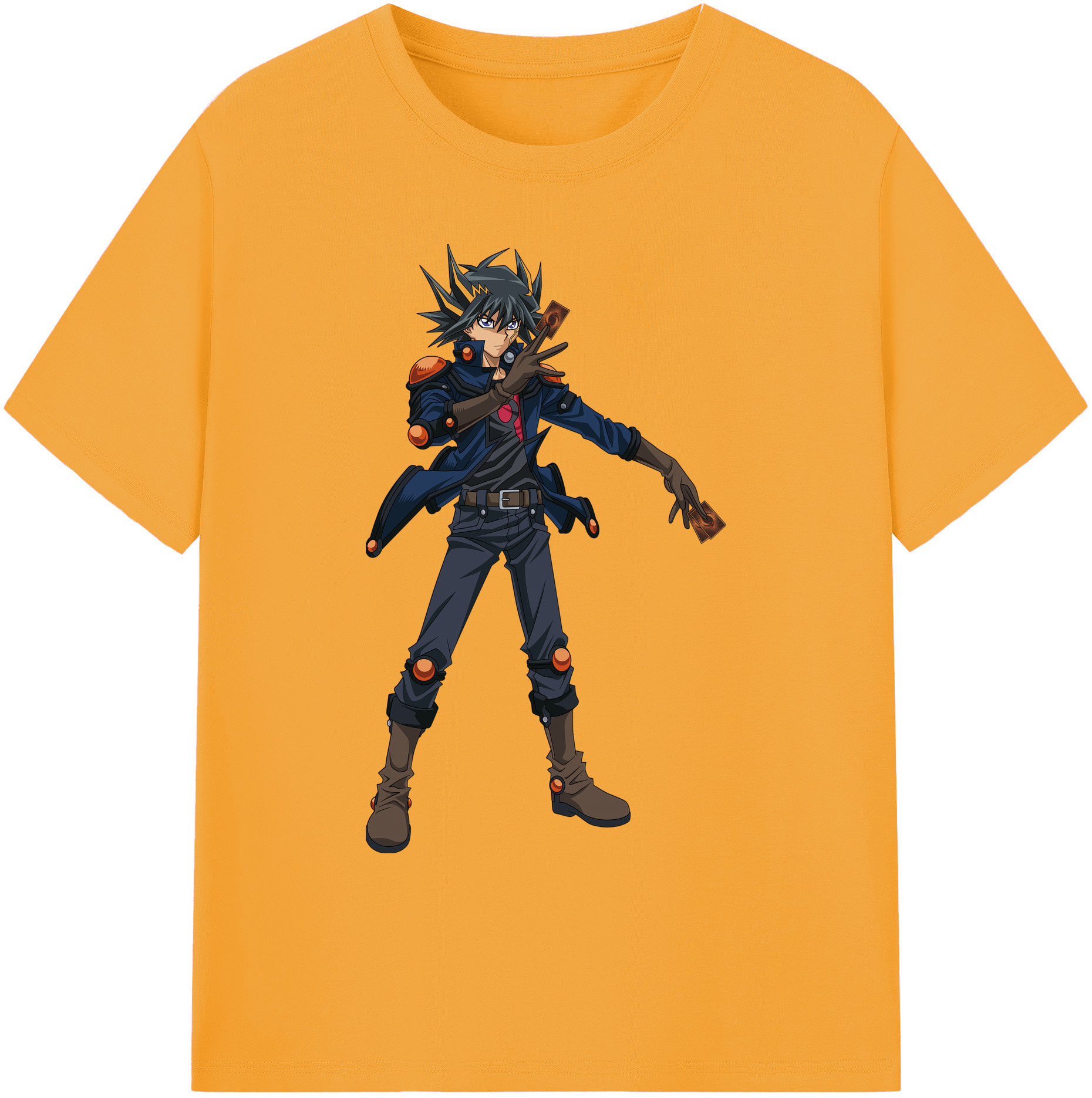（画像用） 遊☆戯☆王 Yu-Gi-Oh! 綿100％ メンズ半袖Tシャツ｜肌触りやわらか＆通気性