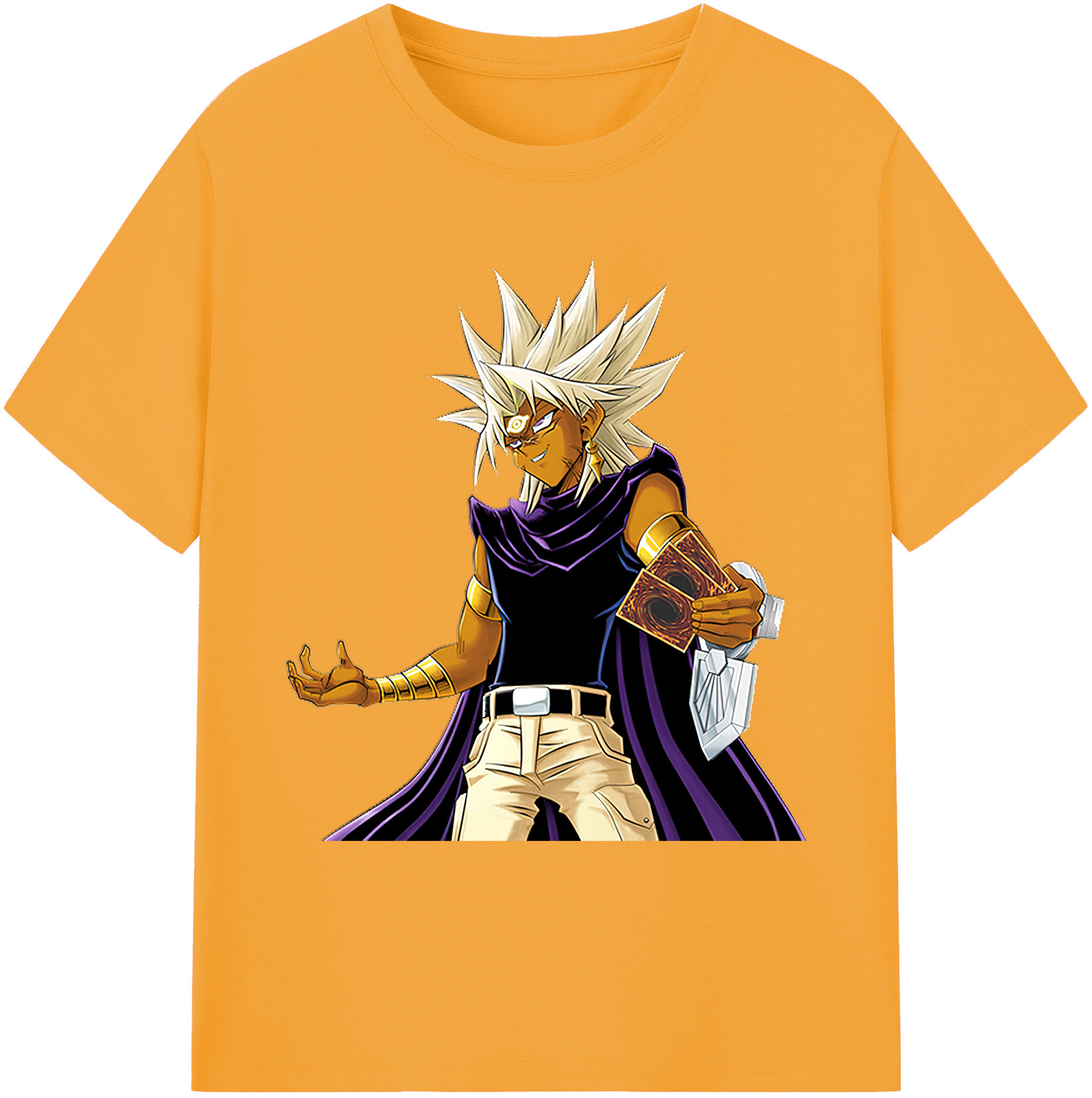 （画像用） 遊☆戯☆王 Yu-Gi-Oh! 綿100％ メンズ半袖Tシャツ｜肌触りやわらか＆通気性