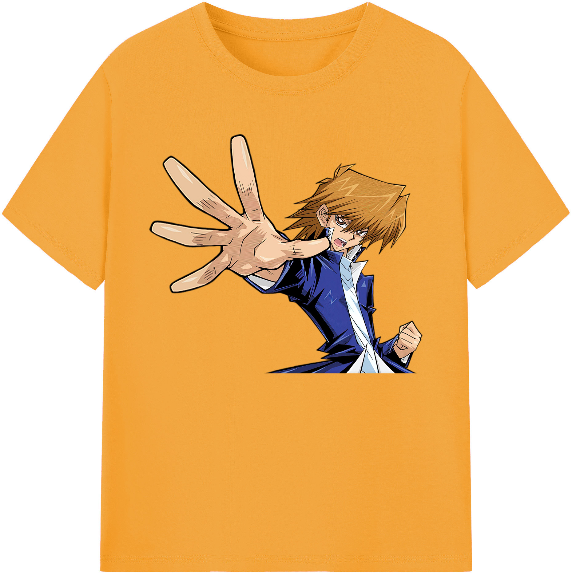 （画像用） 遊☆戯☆王 Yu-Gi-Oh! 綿100％ メンズ半袖Tシャツ｜肌触りやわらか＆通気性