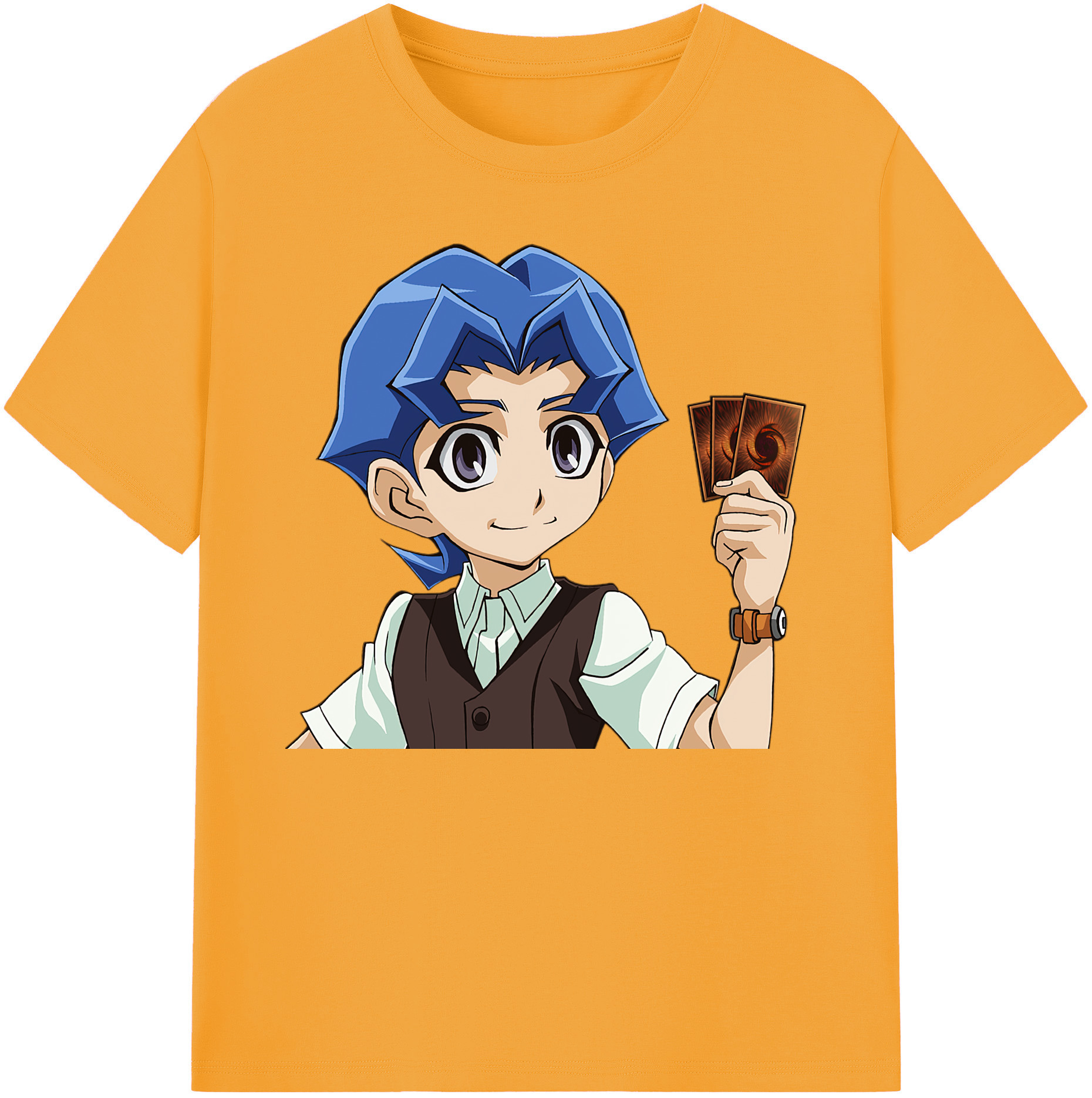（画像用） 遊☆戯☆王 Yu-Gi-Oh! 綿100％ メンズ半袖Tシャツ｜肌触りやわらか＆通気性
