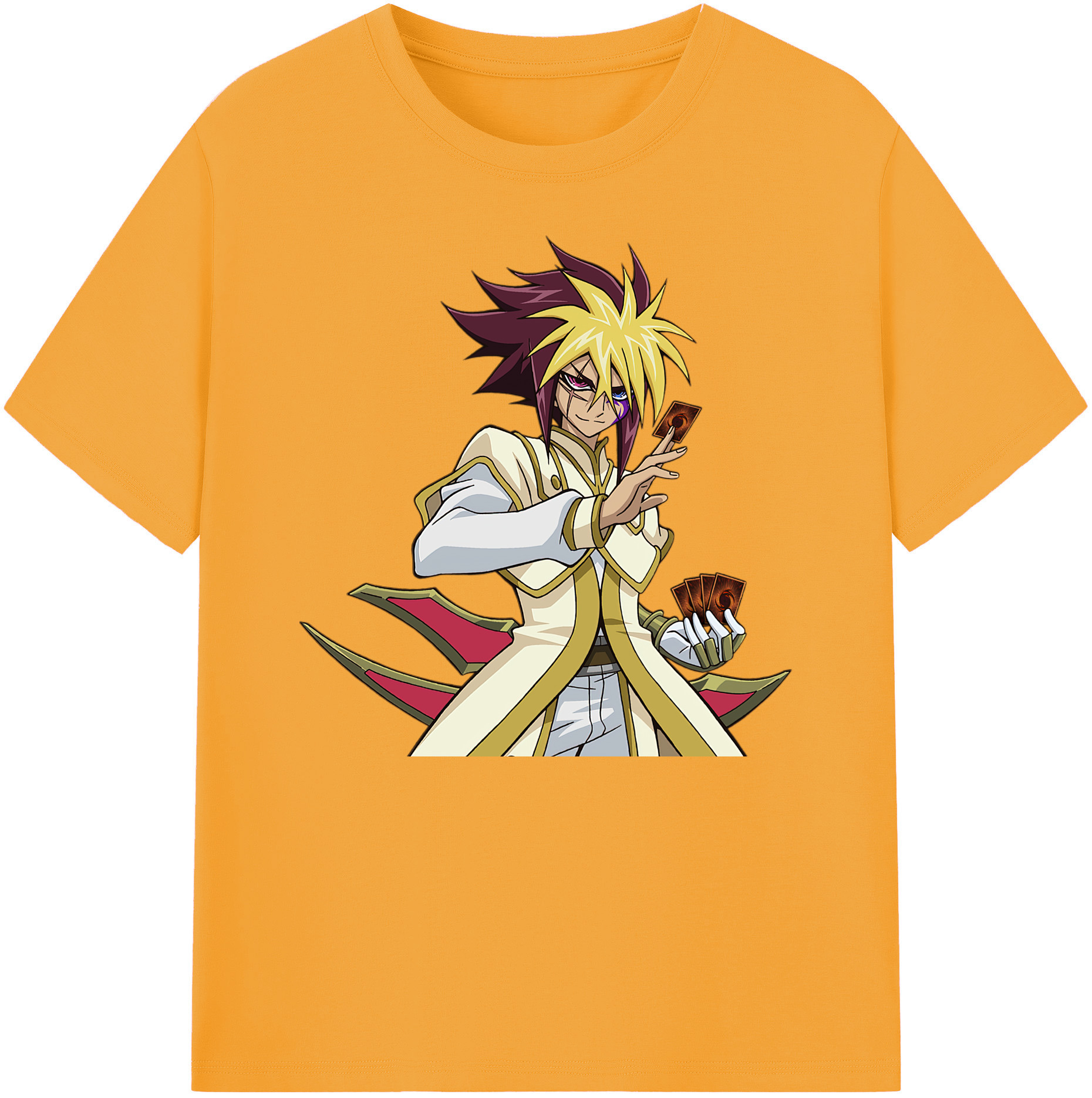 （画像用） 遊☆戯☆王 Yu-Gi-Oh! 綿100％ メンズ半袖Tシャツ｜肌触りやわらか＆通気性