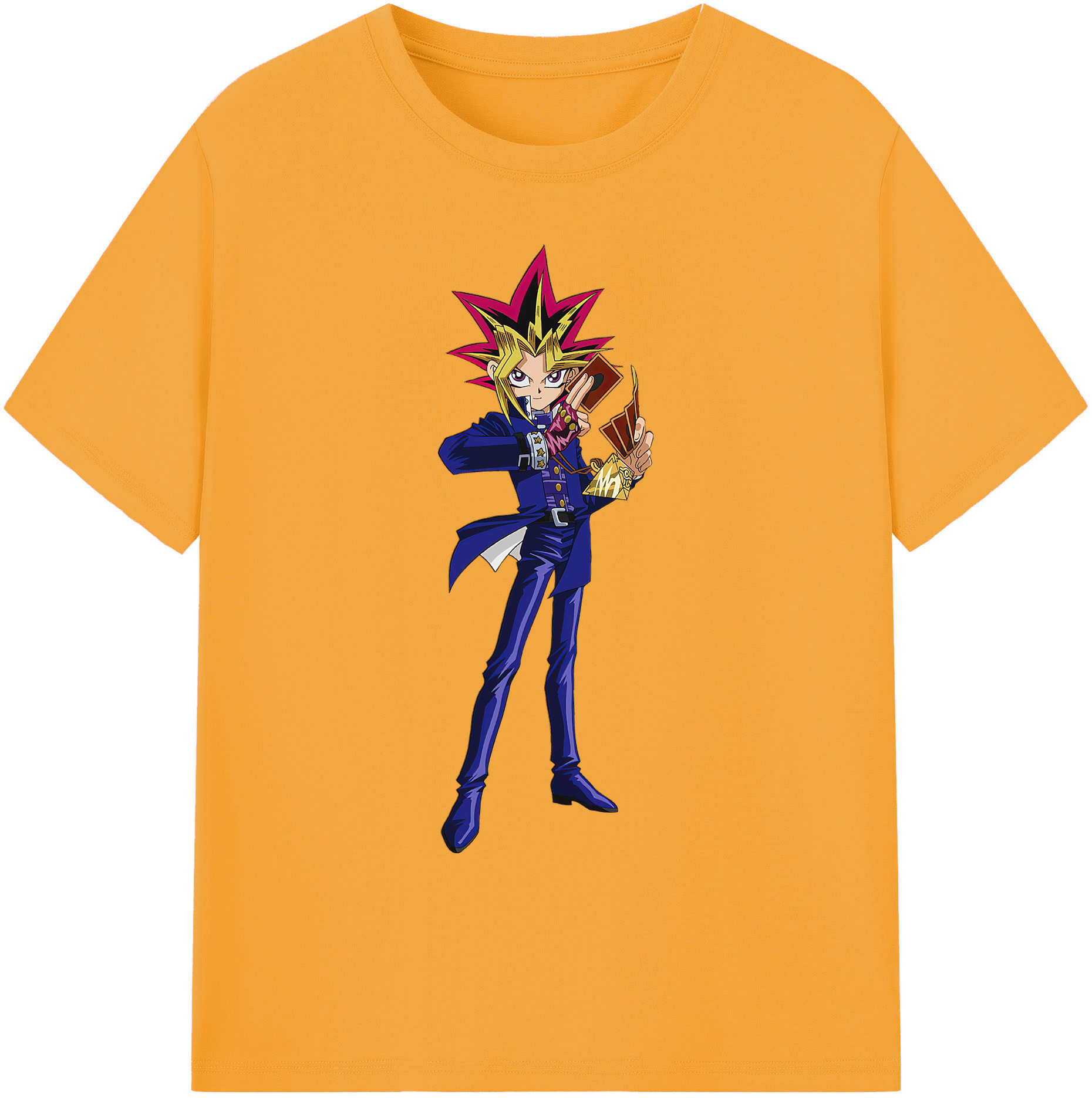 （画像用） 遊☆戯☆王 Yu-Gi-Oh! 綿100％ メンズ半袖Tシャツ｜肌触りやわらか＆通気性