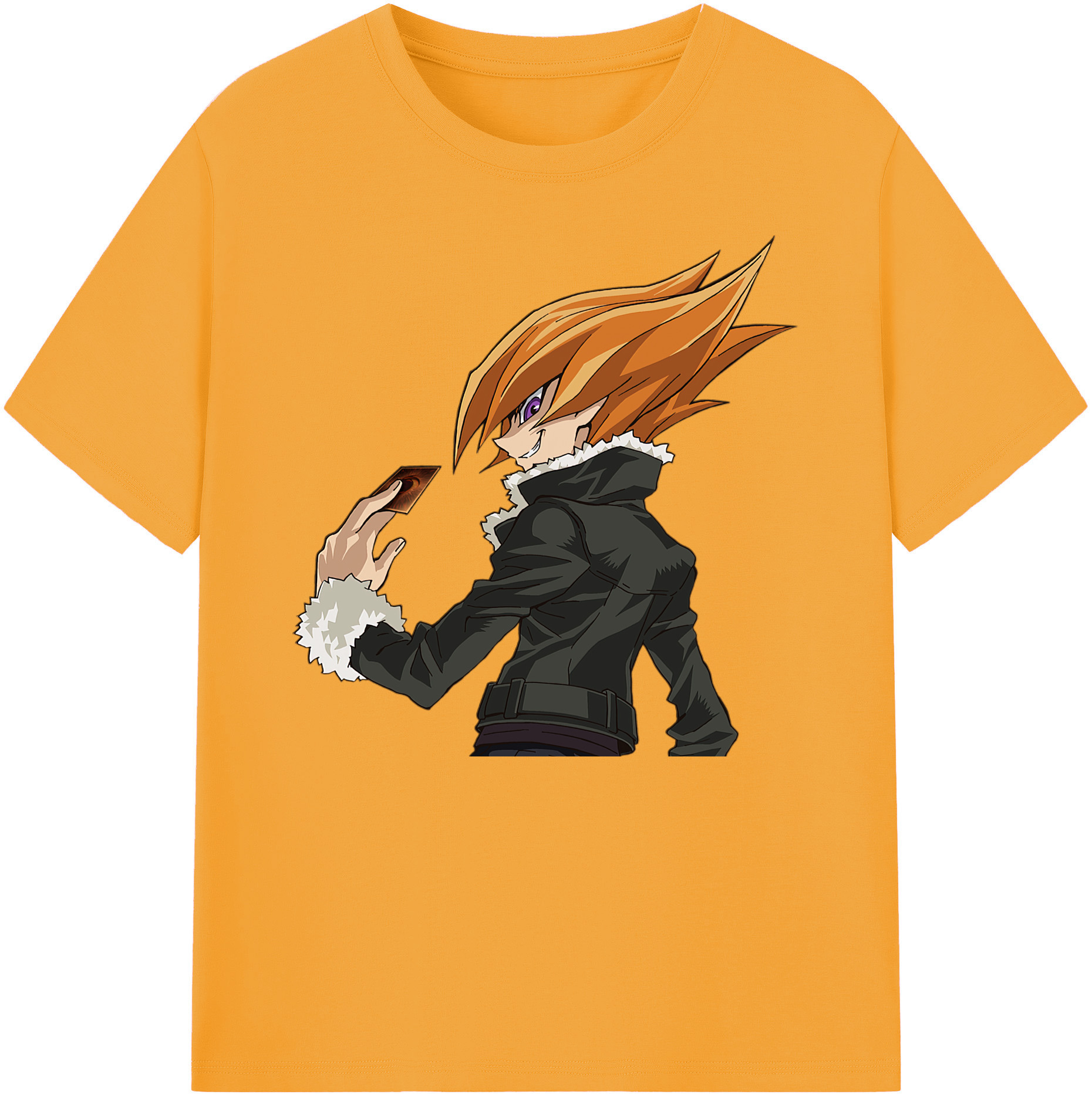 （画像用） 遊☆戯☆王 Yu-Gi-Oh! 綿100％ メンズ半袖Tシャツ｜肌触りやわらか＆通気性