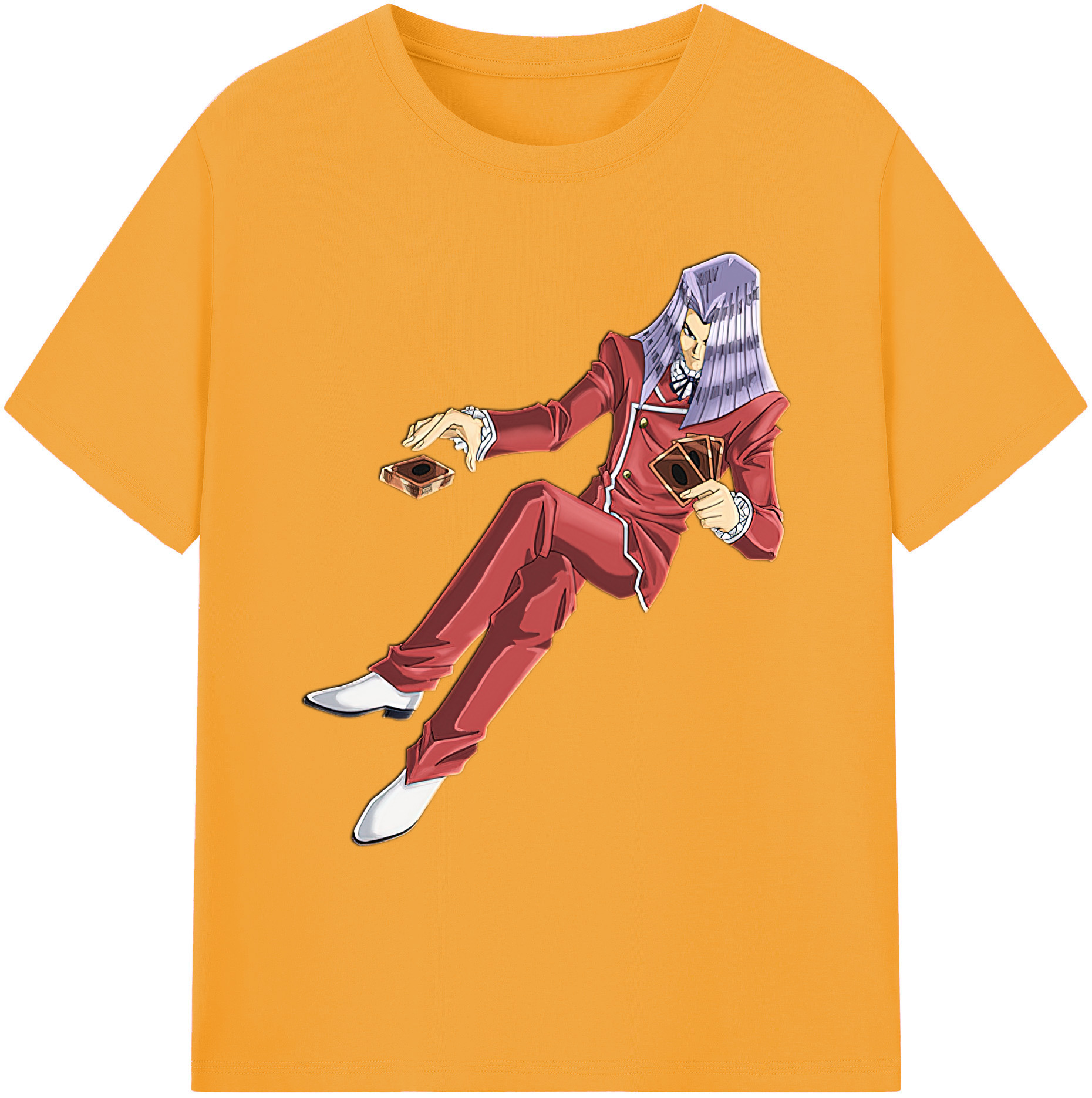 （画像用） 遊☆戯☆王 Yu-Gi-Oh! 綿100％ メンズ半袖Tシャツ｜肌触りやわらか＆通気性