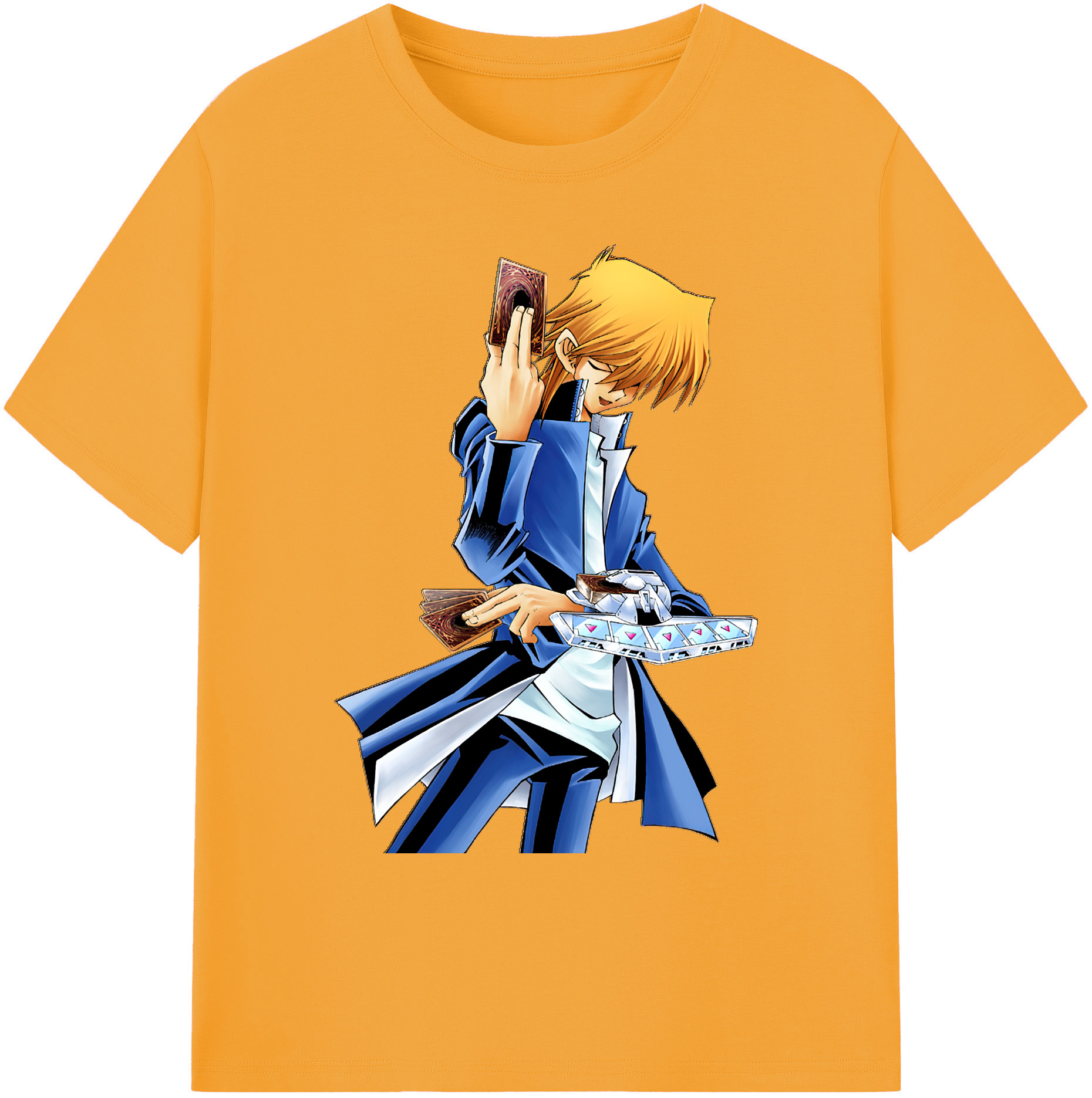 （画像用） 遊☆戯☆王 Yu-Gi-Oh! 綿100％ メンズ半袖Tシャツ｜肌触りやわらか＆通気性