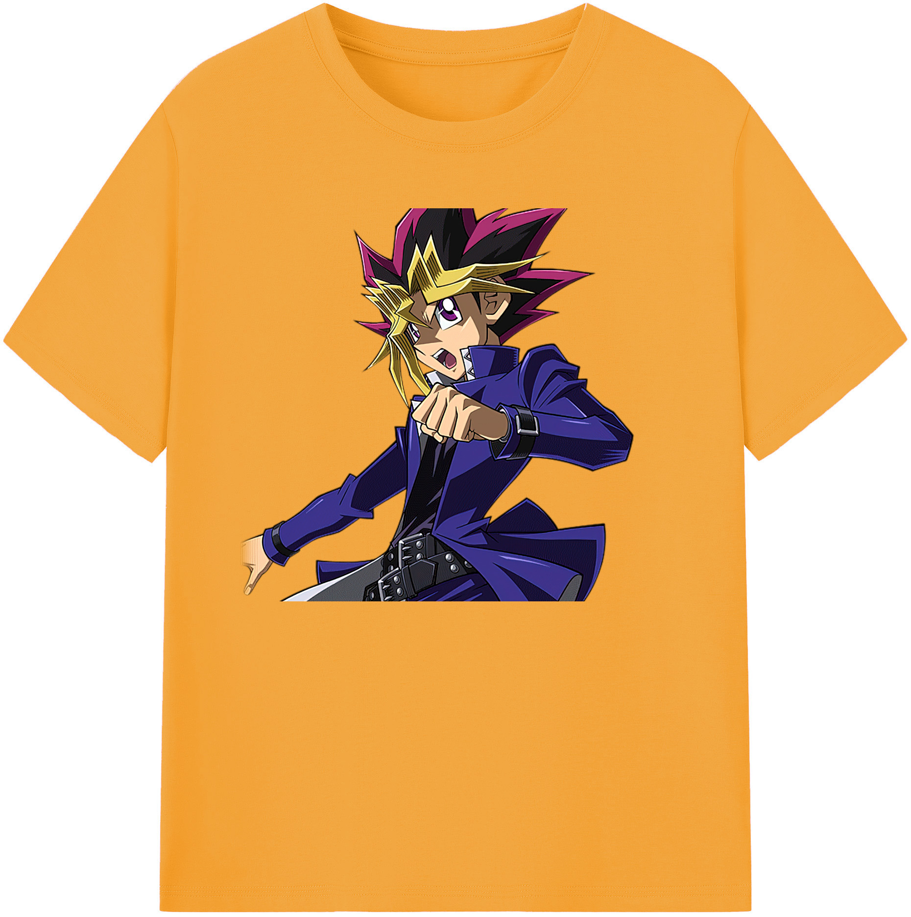 （画像用） 遊☆戯☆王 Yu-Gi-Oh! 綿100％ メンズ半袖Tシャツ｜肌触りやわらか＆通気性