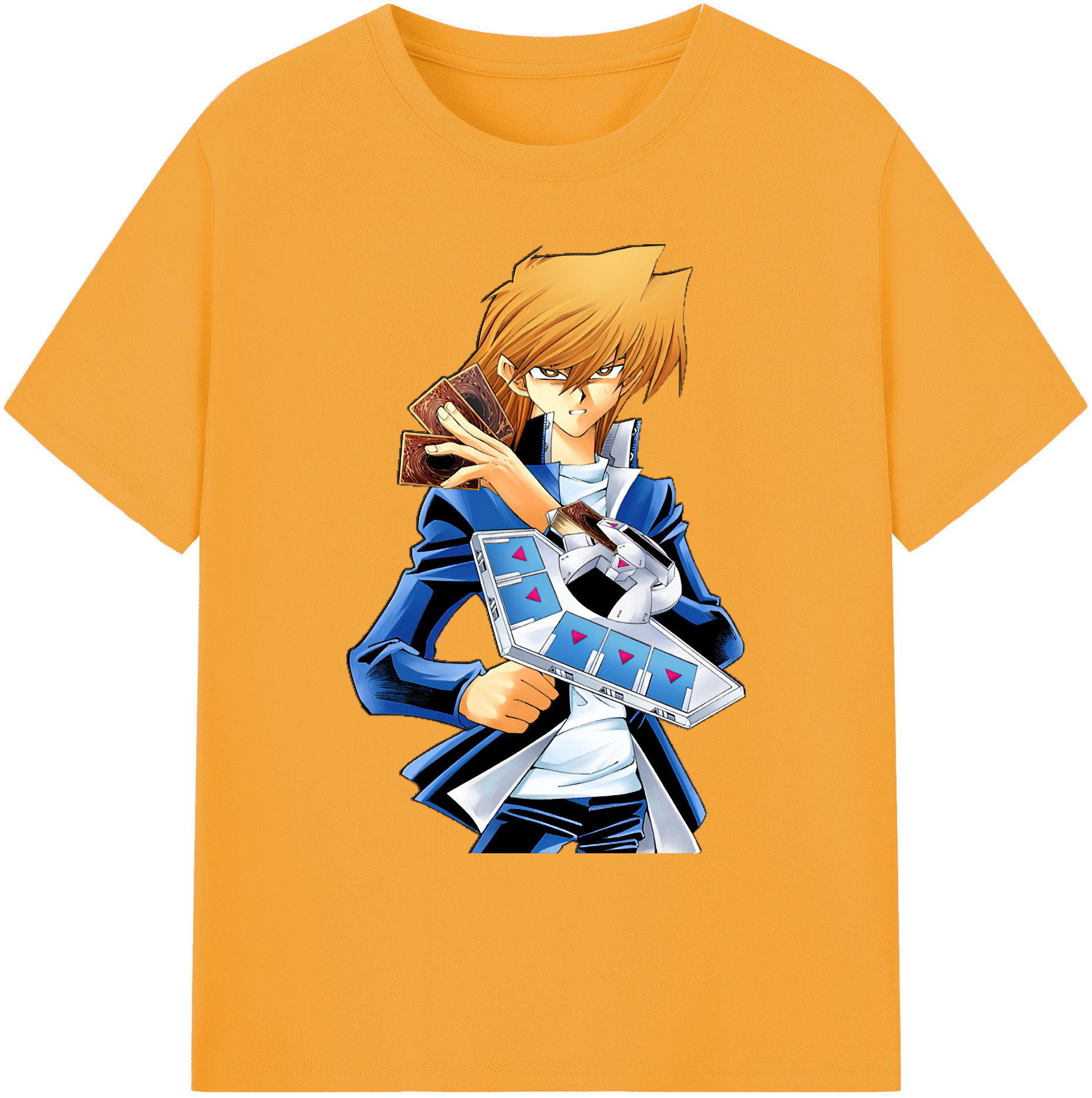 （画像用） 遊☆戯☆王 Yu-Gi-Oh! 綿100％ メンズ半袖Tシャツ｜肌触りやわらか＆通気性