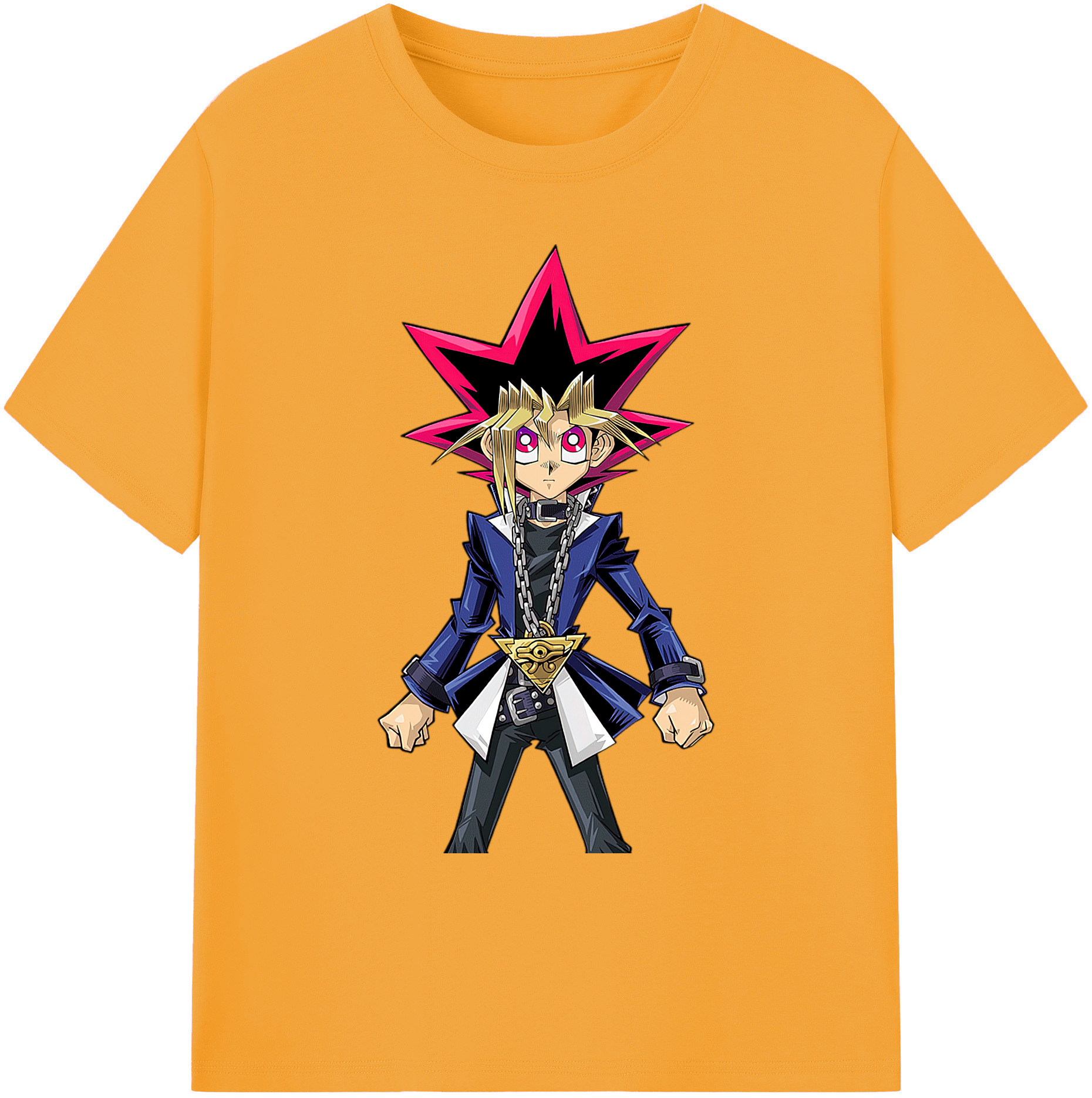 （画像用） 遊☆戯☆王 Yu-Gi-Oh! 綿100％ メンズ半袖Tシャツ｜肌触りやわらか＆通気性