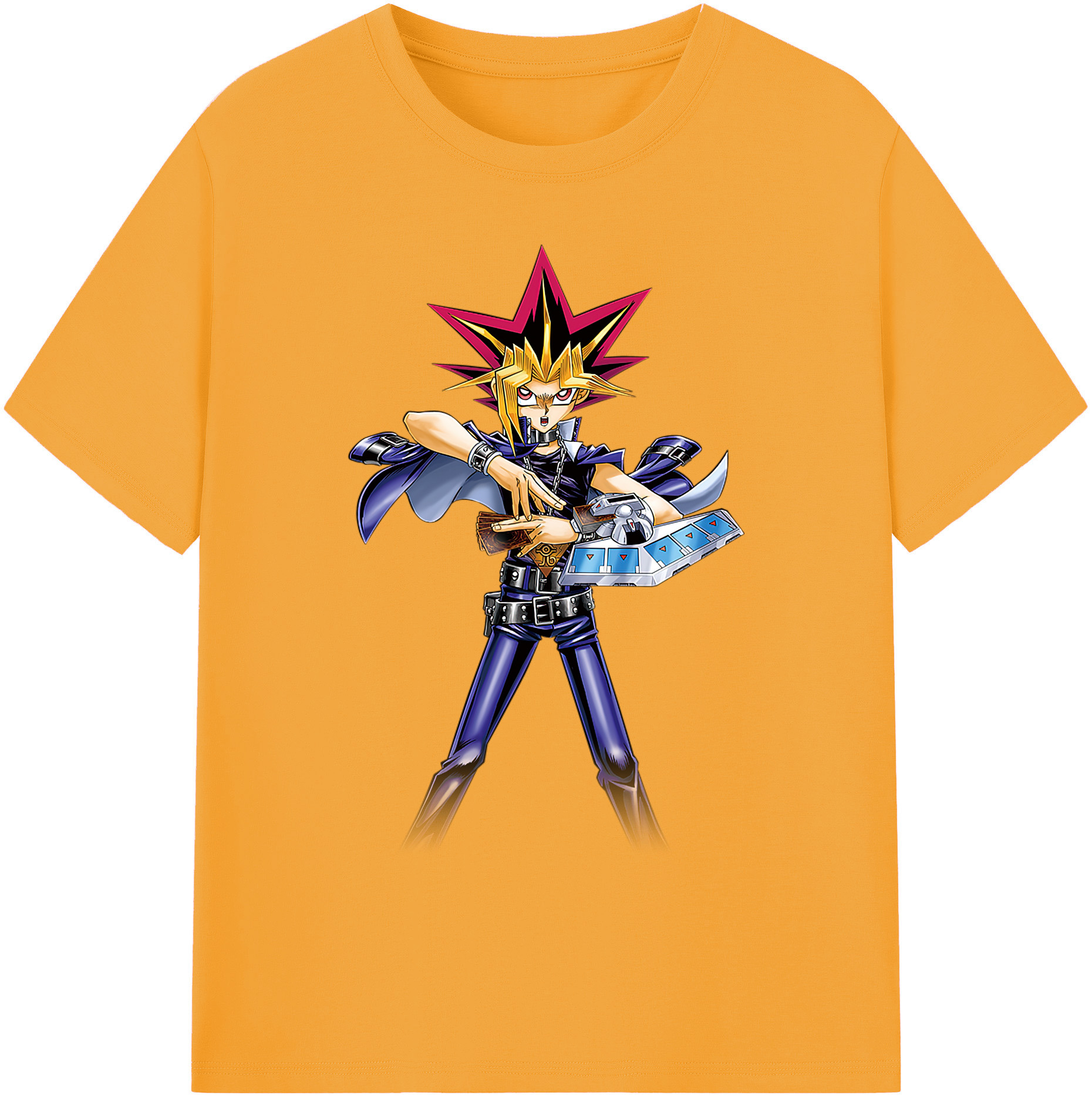 （画像用） 遊☆戯☆王 Yu-Gi-Oh! 綿100％ メンズ半袖Tシャツ｜肌触りやわらか＆通気性