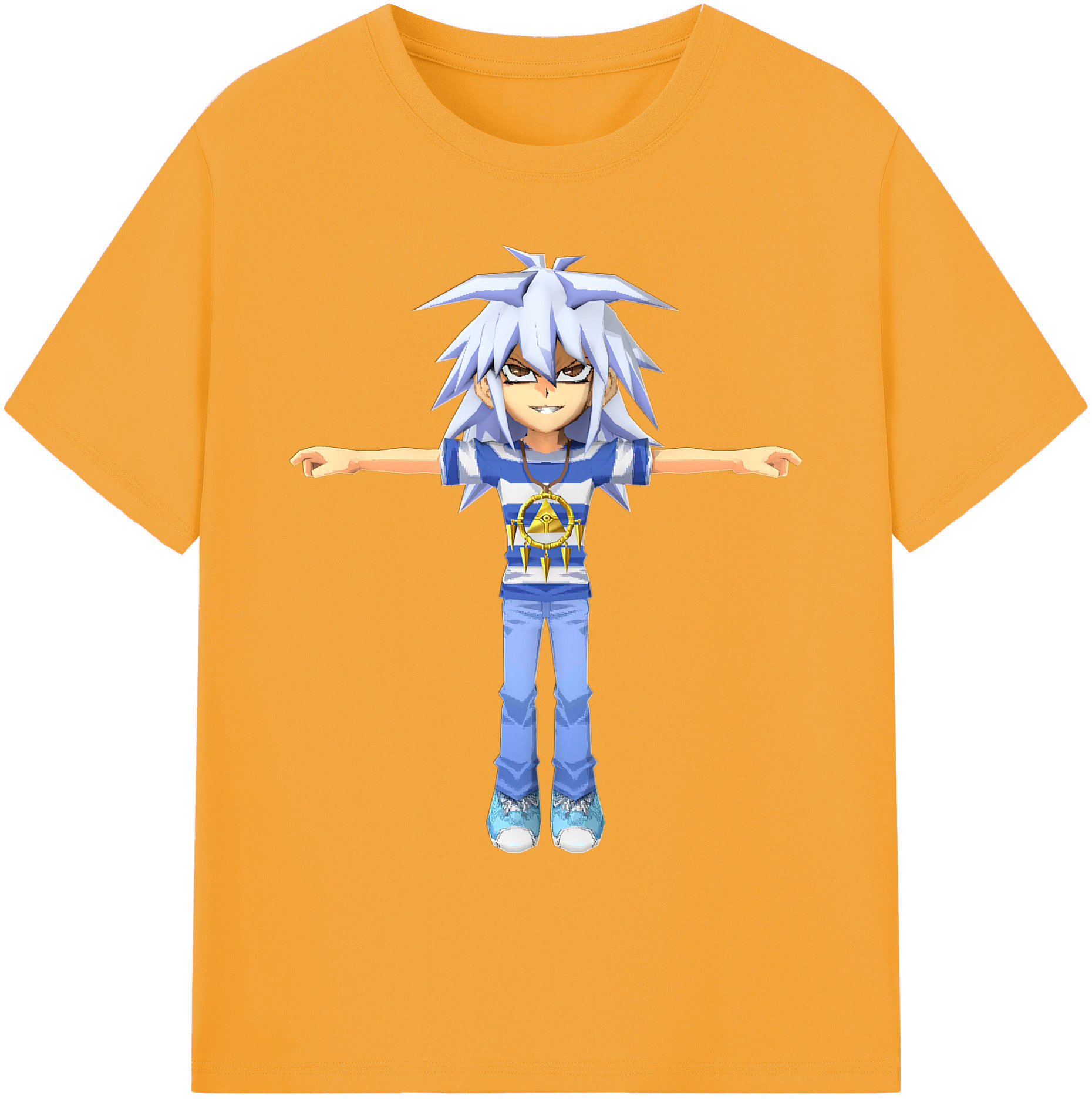 （画像用） 遊☆戯☆王 Yu-Gi-Oh! 綿100％ メンズ半袖Tシャツ｜肌触りやわらか＆通気性