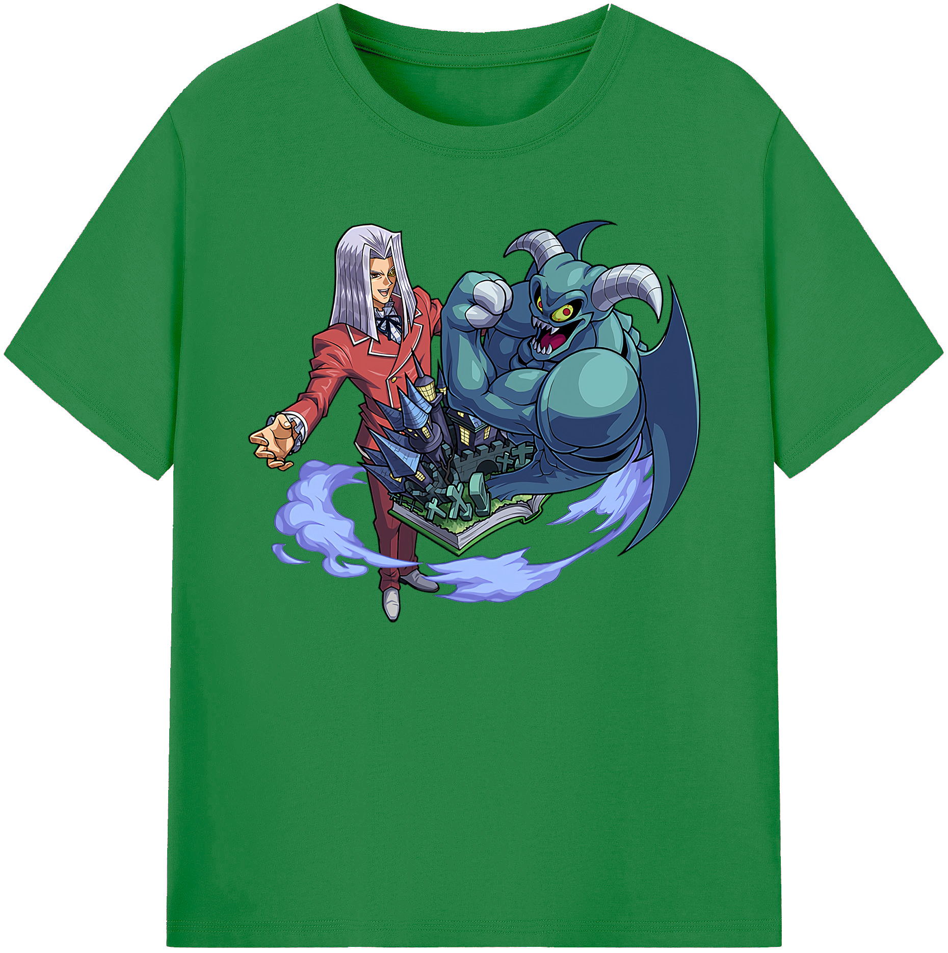 （画像用） 遊☆戯☆王 Yu-Gi-Oh! 綿100％ メンズ半袖Tシャツ｜肌触りやわらか＆通気性
